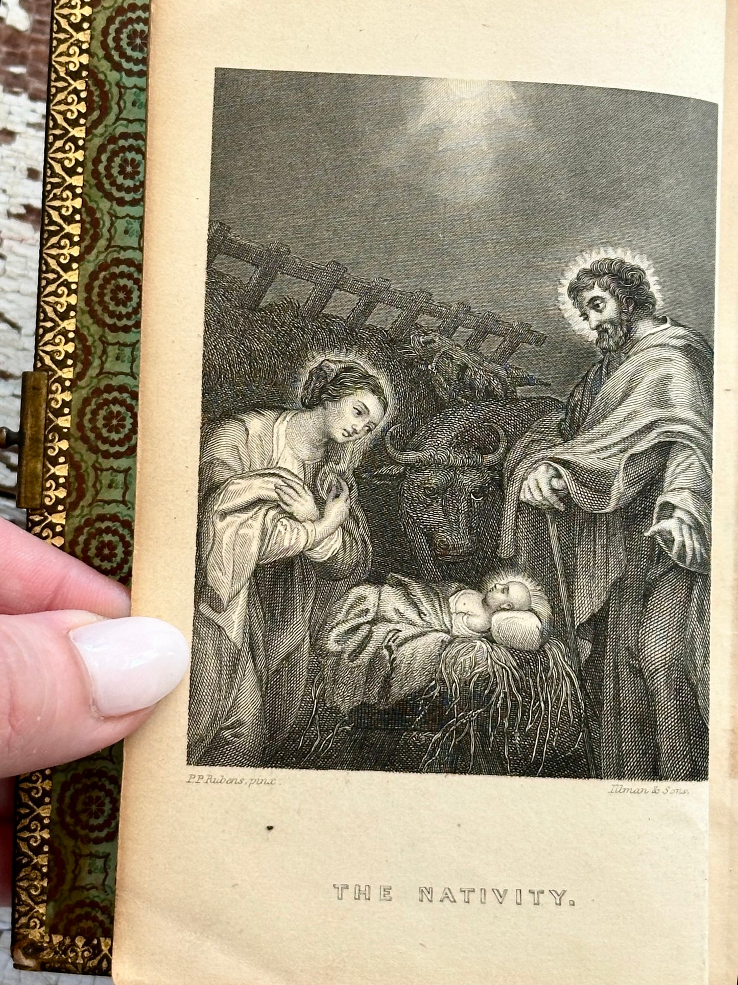 1860 Full Leather Church Services Book