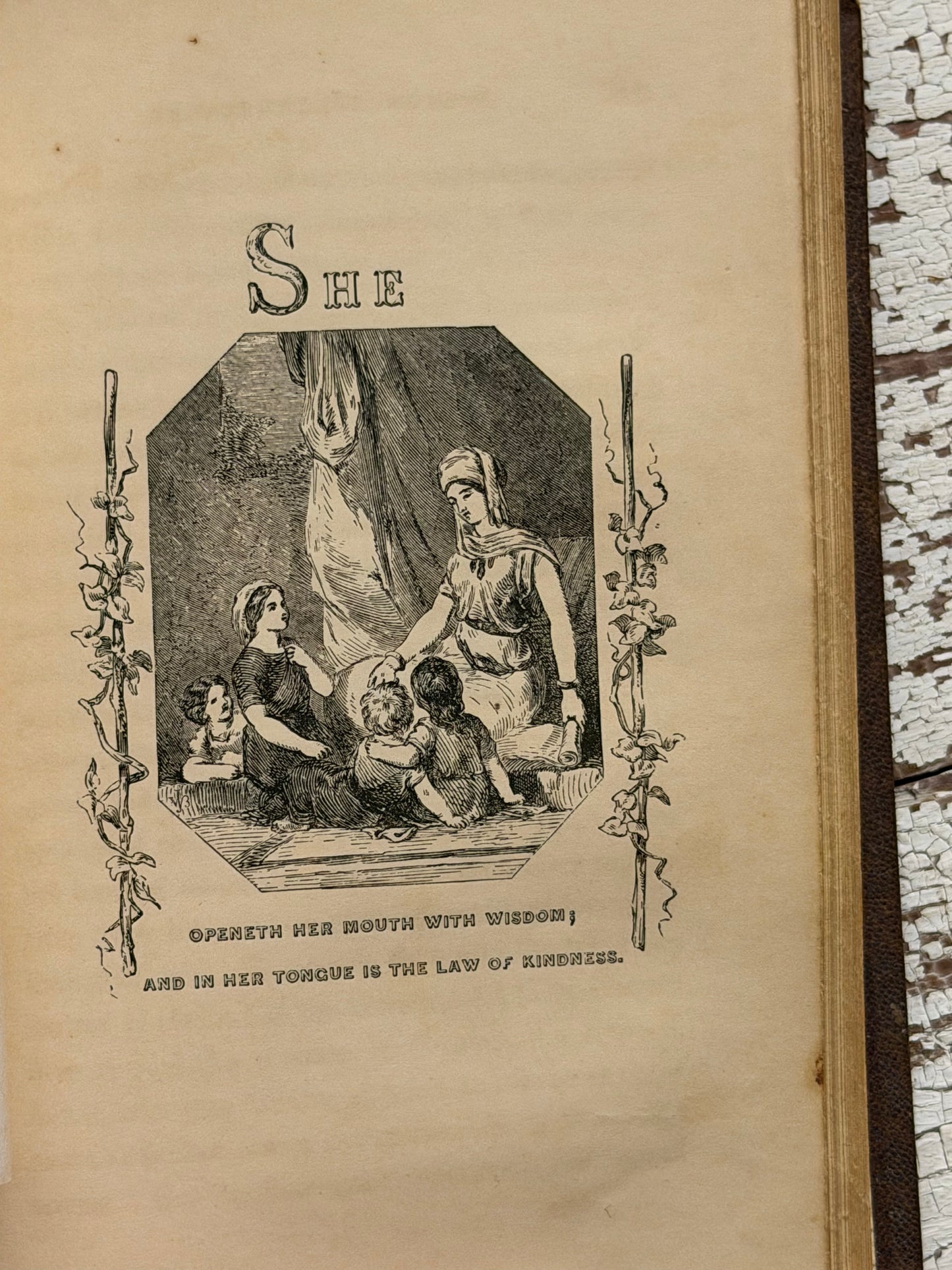 1851 The Excellent Woman- Gauffered Edge