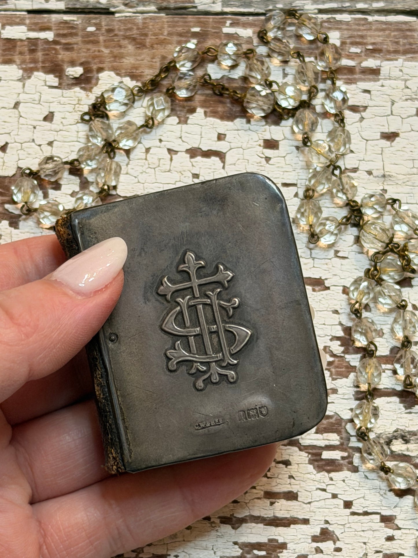 Antique Miniature The Book of Common Prayer with Sterling Silver Cover