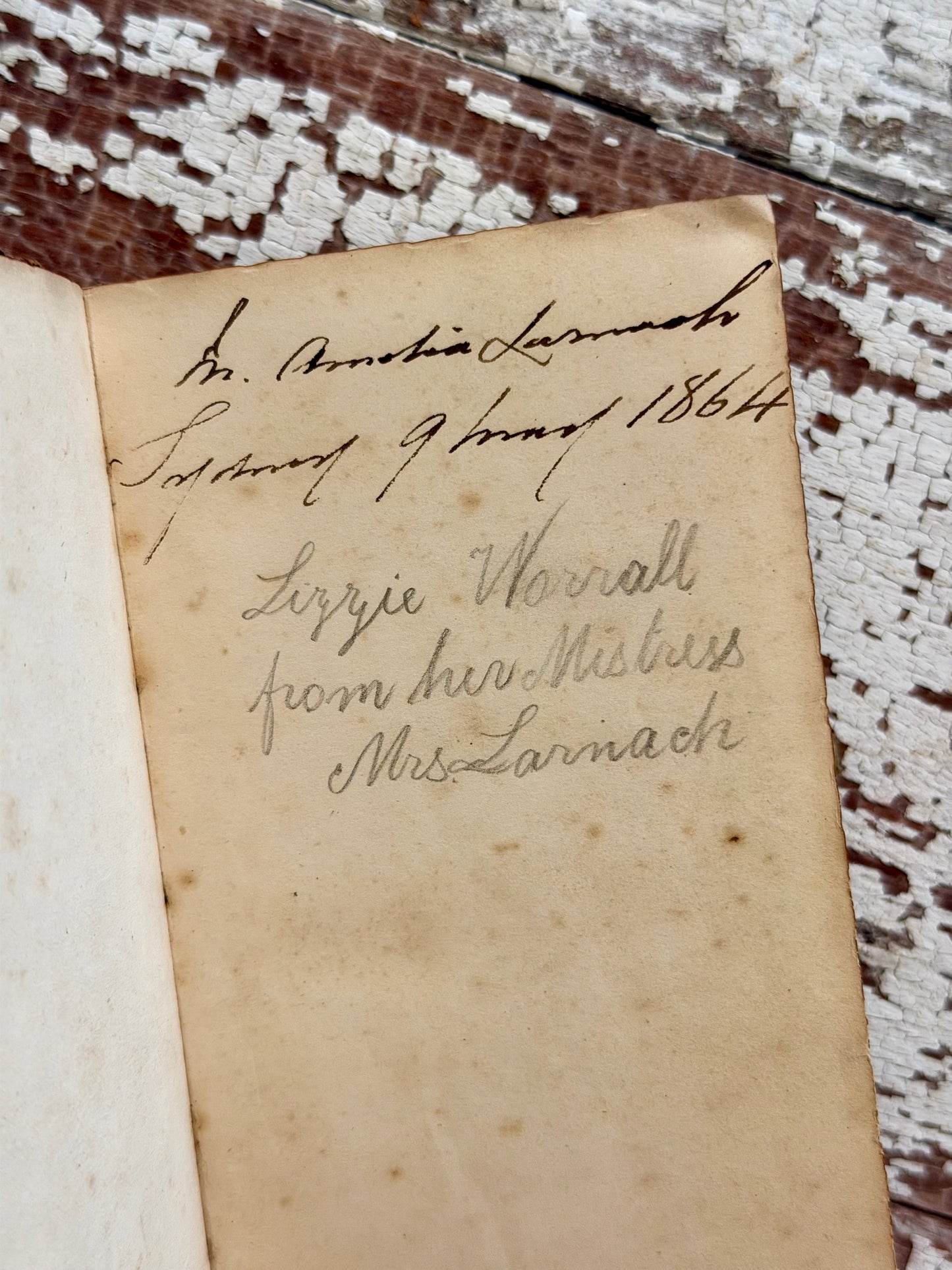 1854 Book of Common Prayer with Gauffered Edge & Brass Hardware