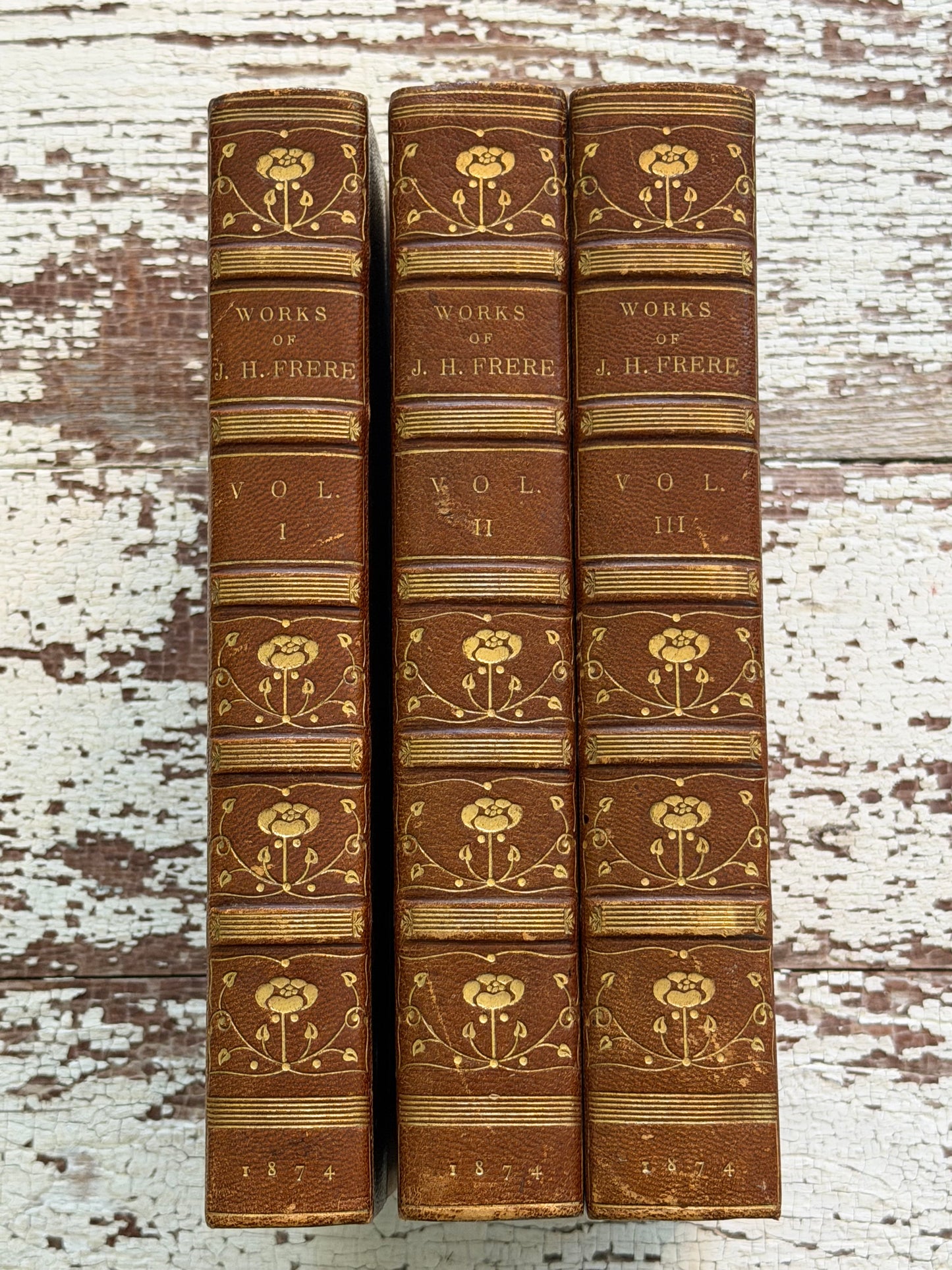 1874 The Works of John Hookham Frere- Set of 3