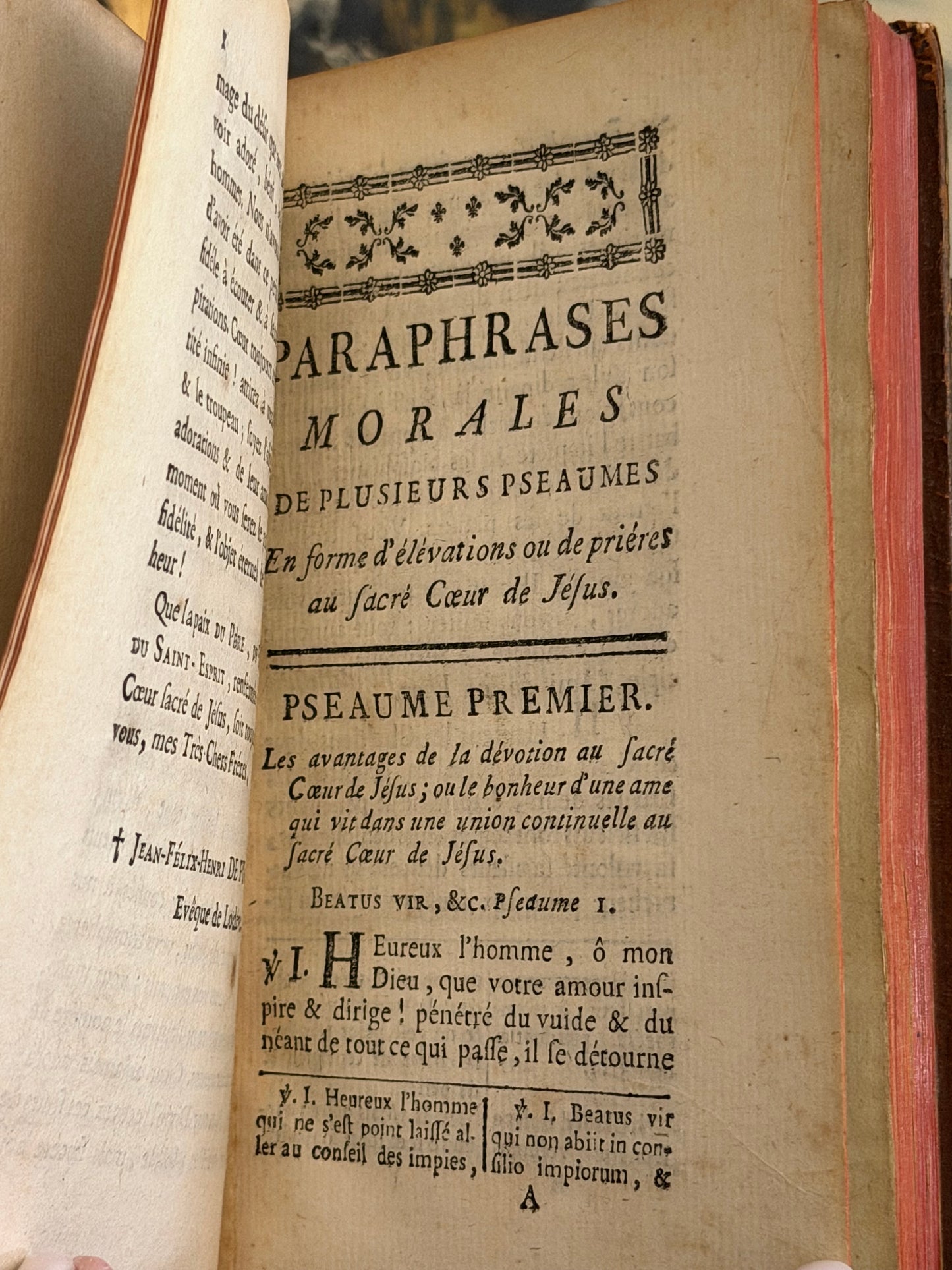 1776 French Leather Book with Hidden Compartment & Royal Provenance