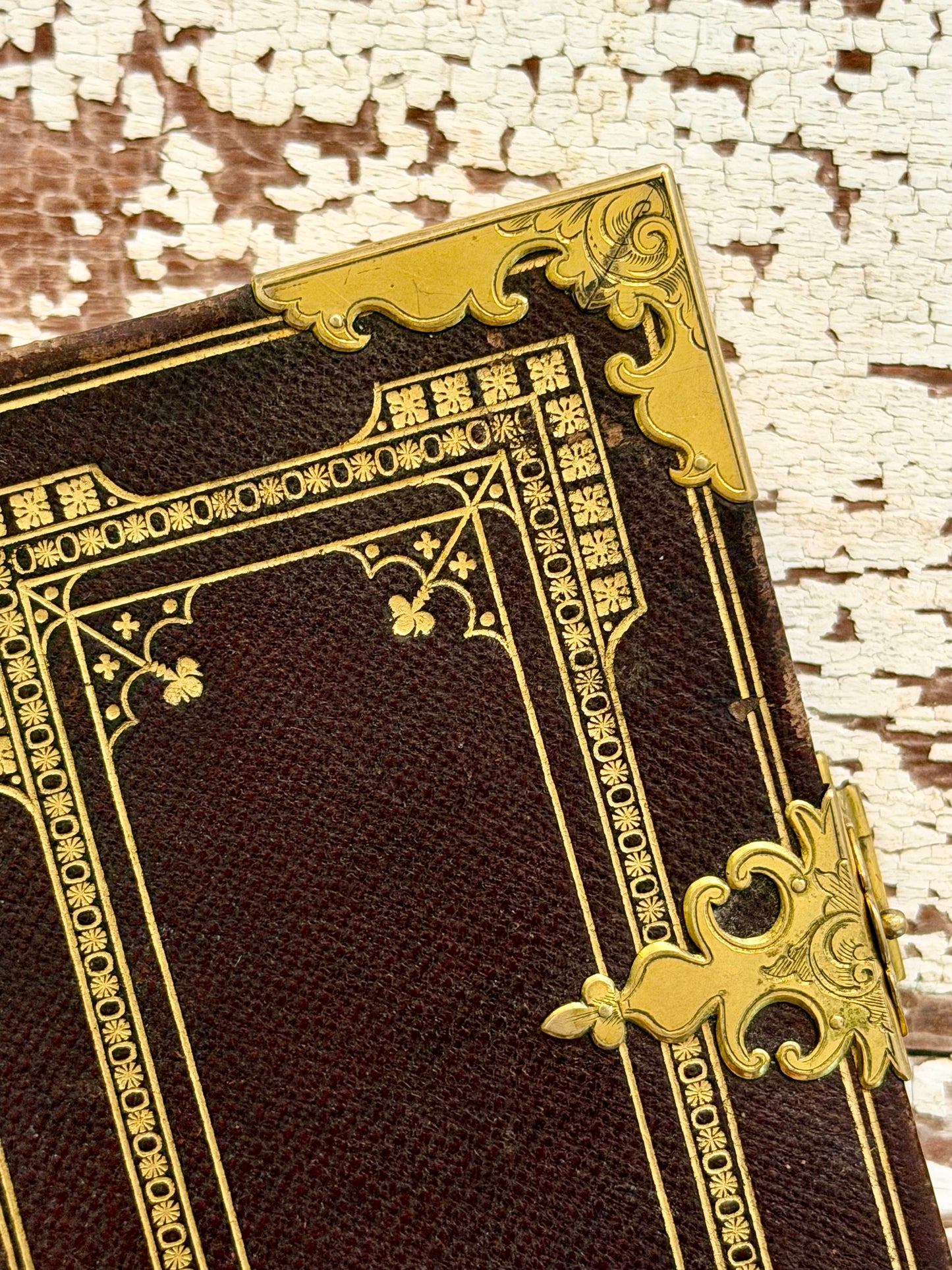 1855 Book of Common Prayer with Brass Hardware & Clasp