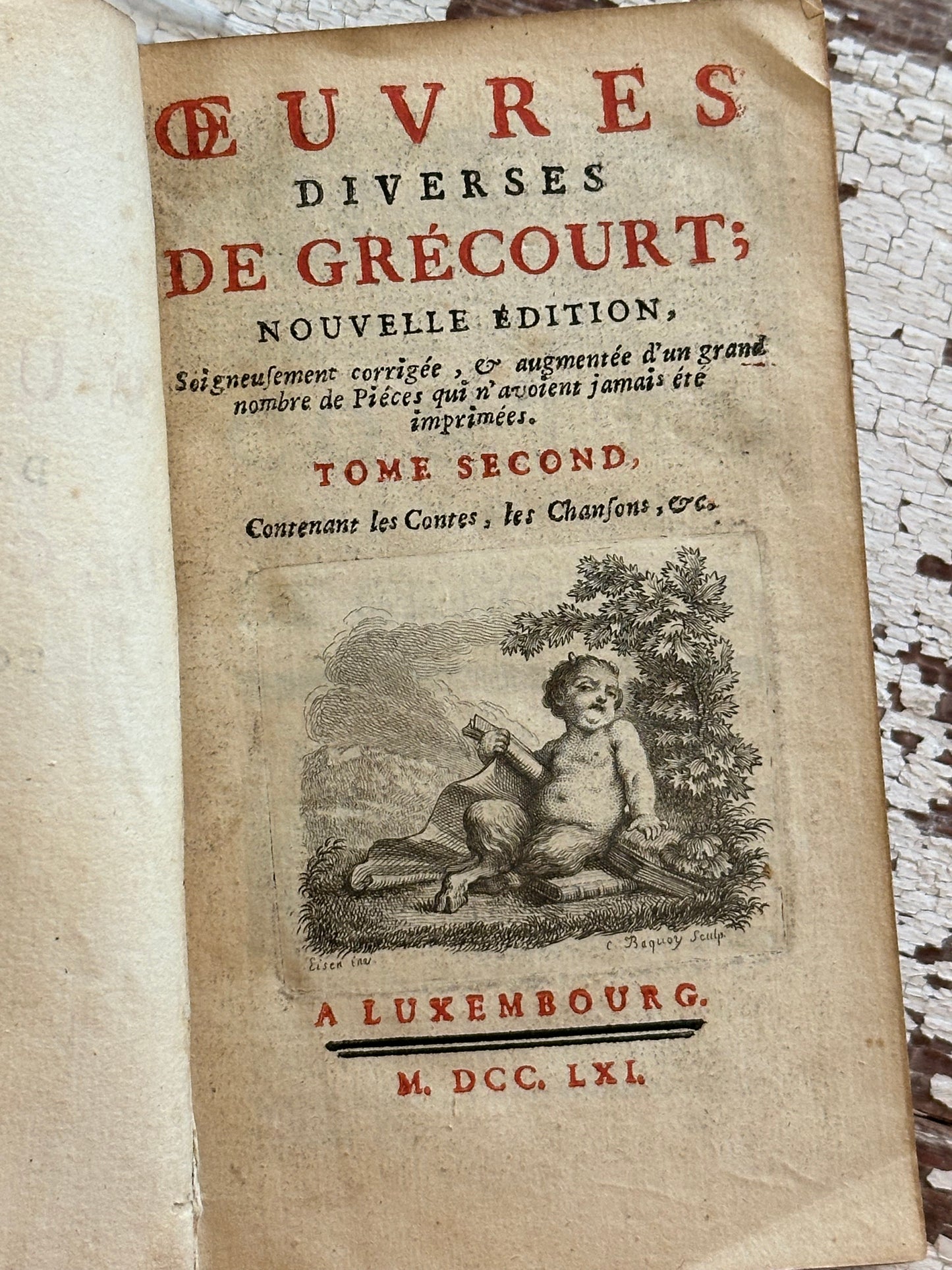1761 Miscellaneous Works of Grecourt