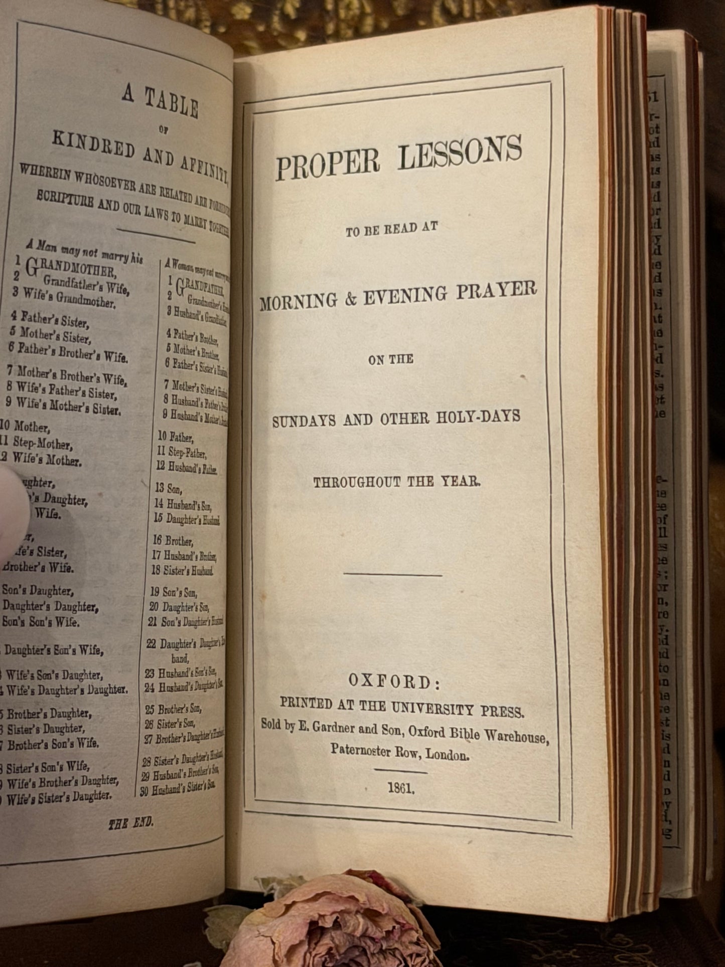 1864 Miniature Book of Common Prayer- Full Leather