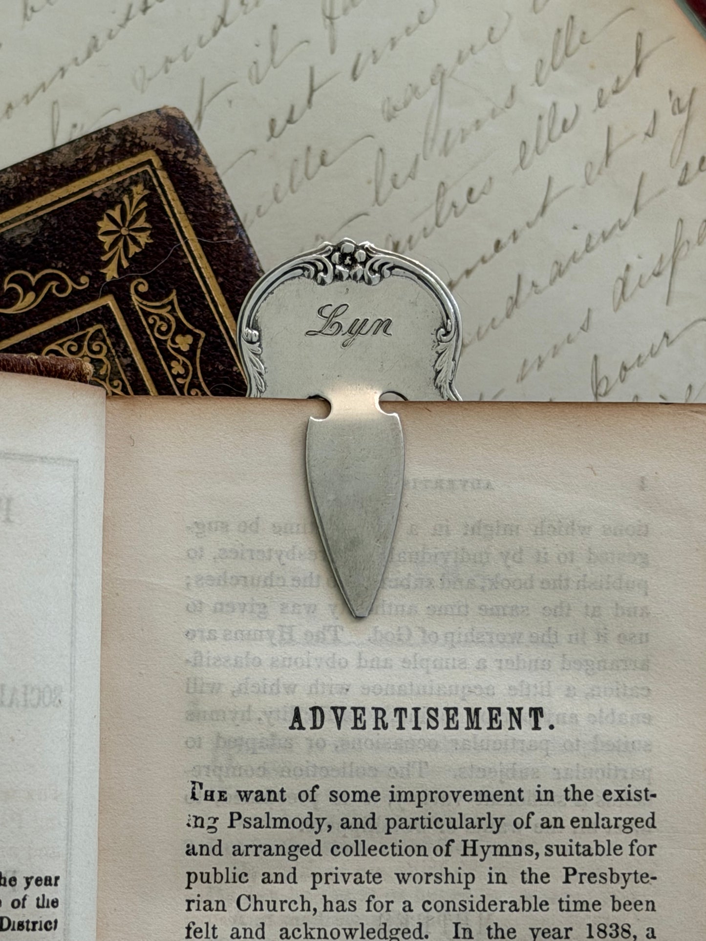 Sterling Silver Bookmark