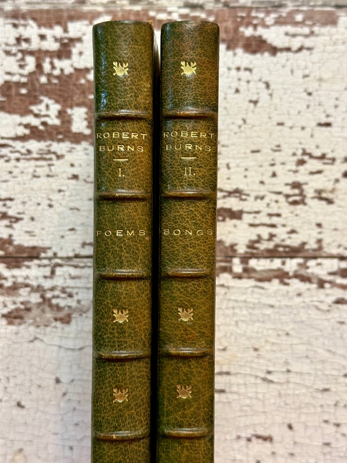 1896 Pair of Robert Burns Books
