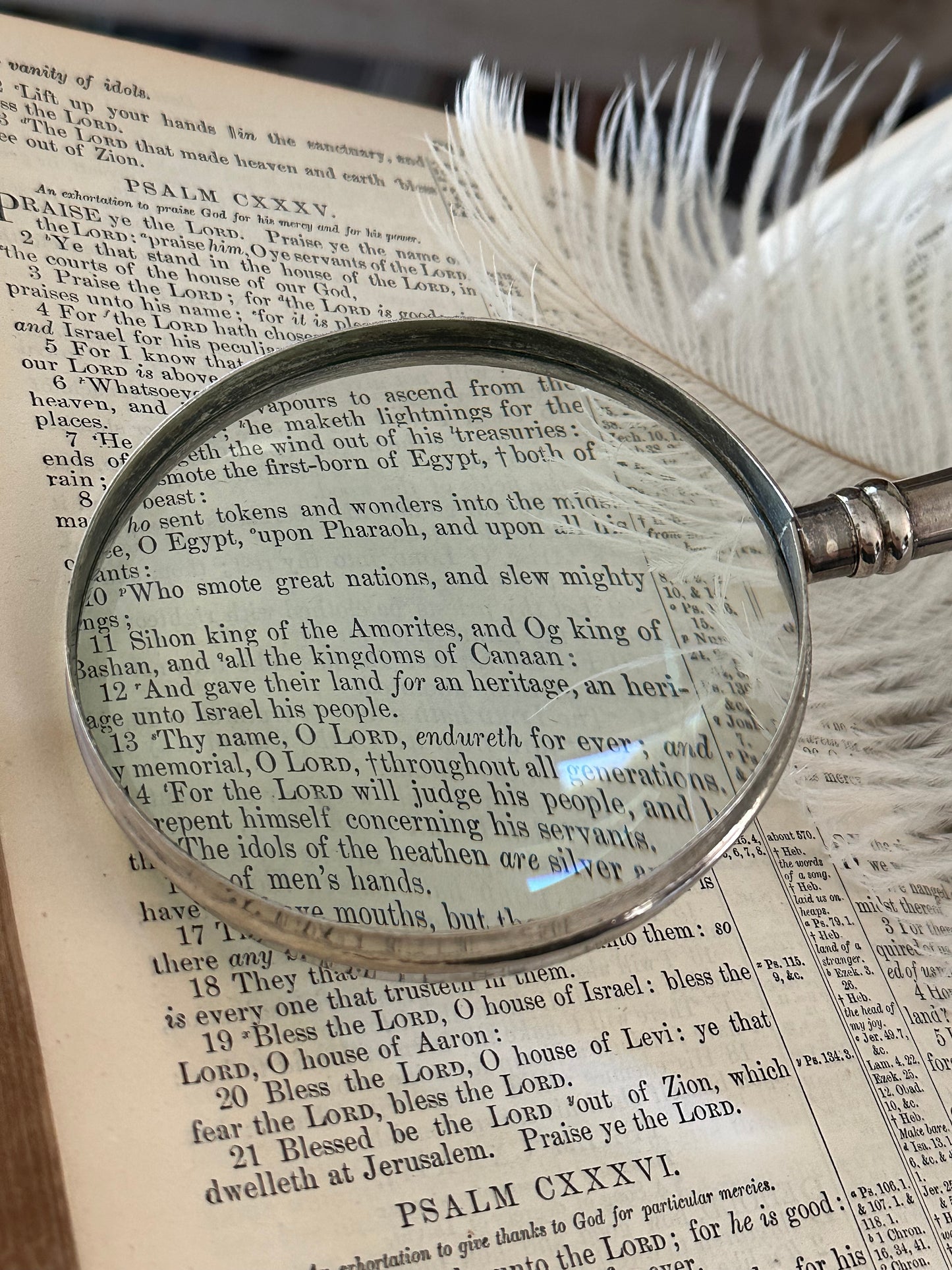 Victorian Silver Magnifying Glass