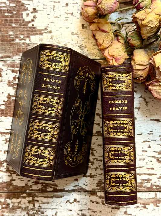 1843 The Book of Common Prayer & Proper Lessons Set with Leather Box