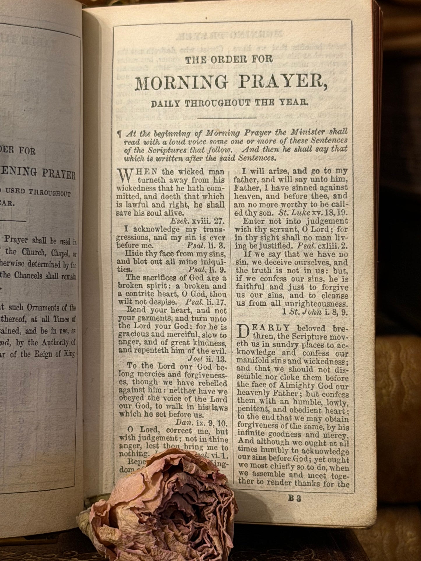 1864 Miniature Book of Common Prayer- Full Leather