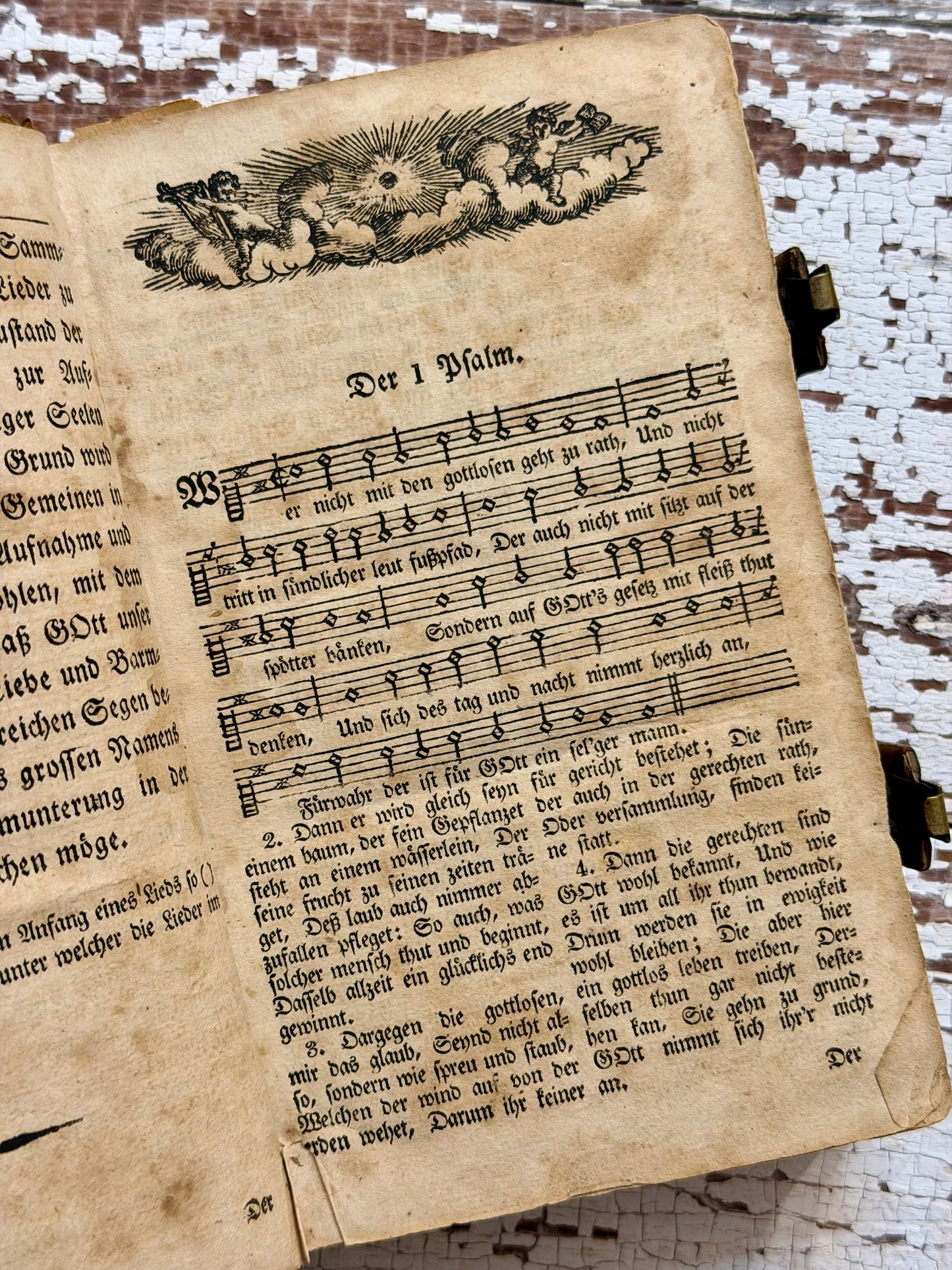 1820 The Little Spiritual Harp of The Children of Zion or Select Spiritual Songs- In German