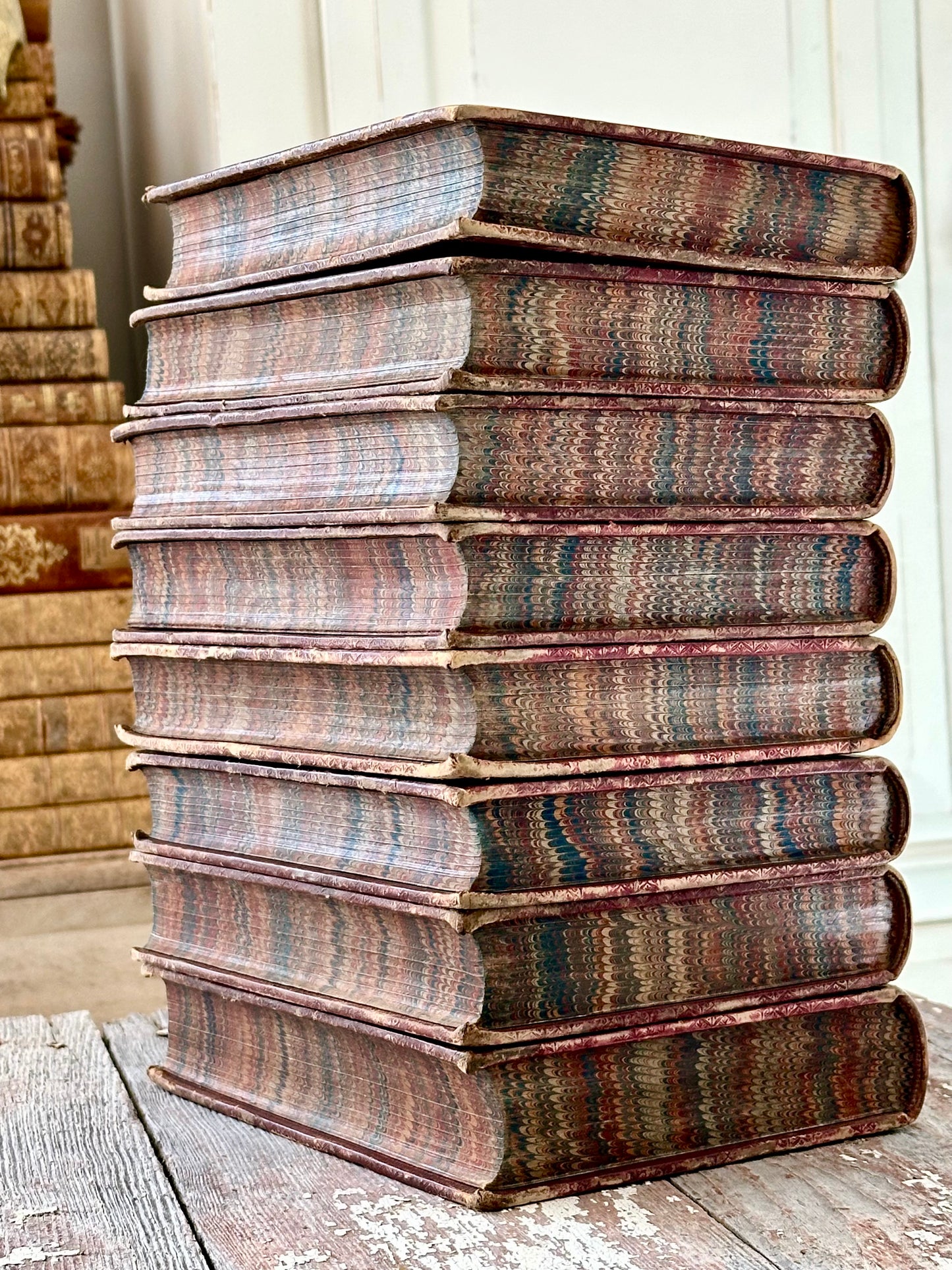 1856 The Popular History of England Full Leather Book Set