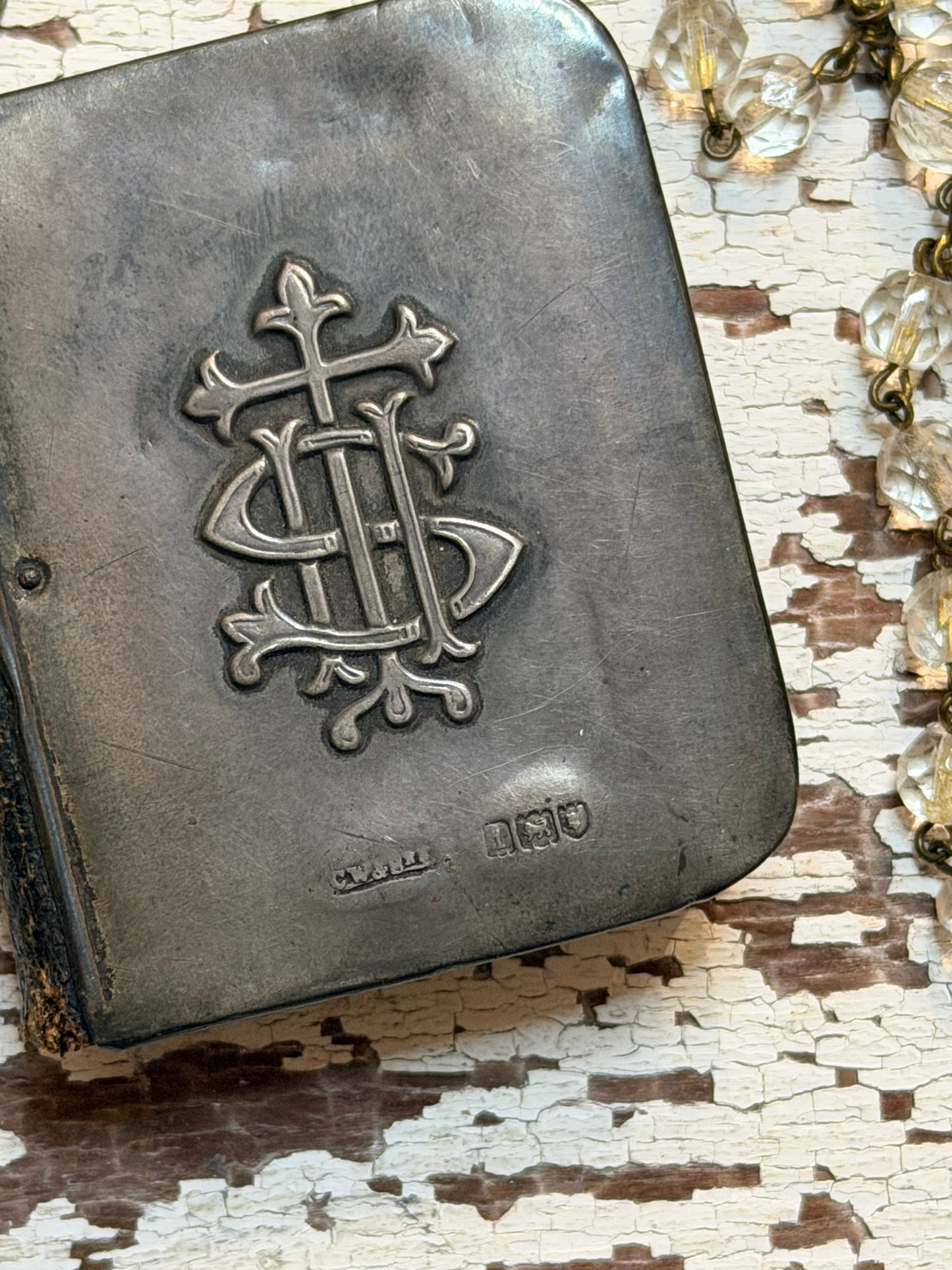 Antique Miniature The Book of Common Prayer with Sterling Silver Cover