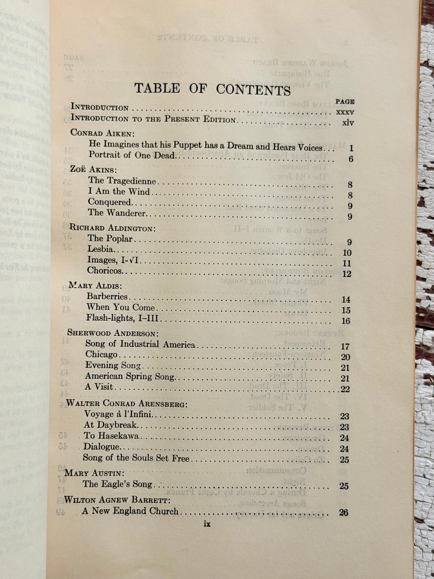 1924 The New Poetry, An Anthology
