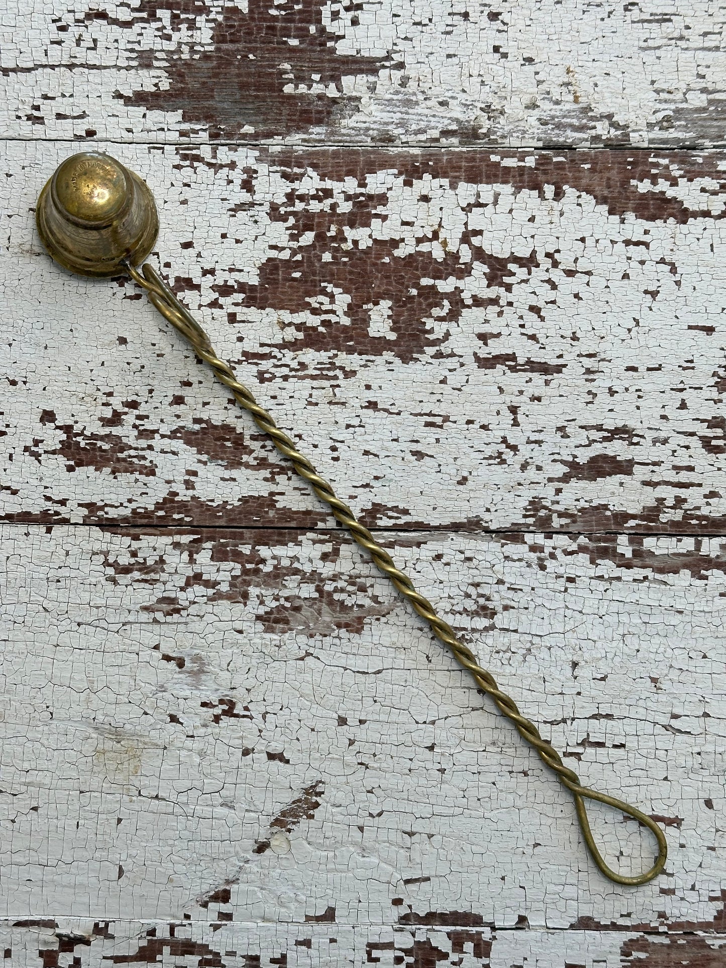 Twisted Brass Candle Snuffer- Made in Norway