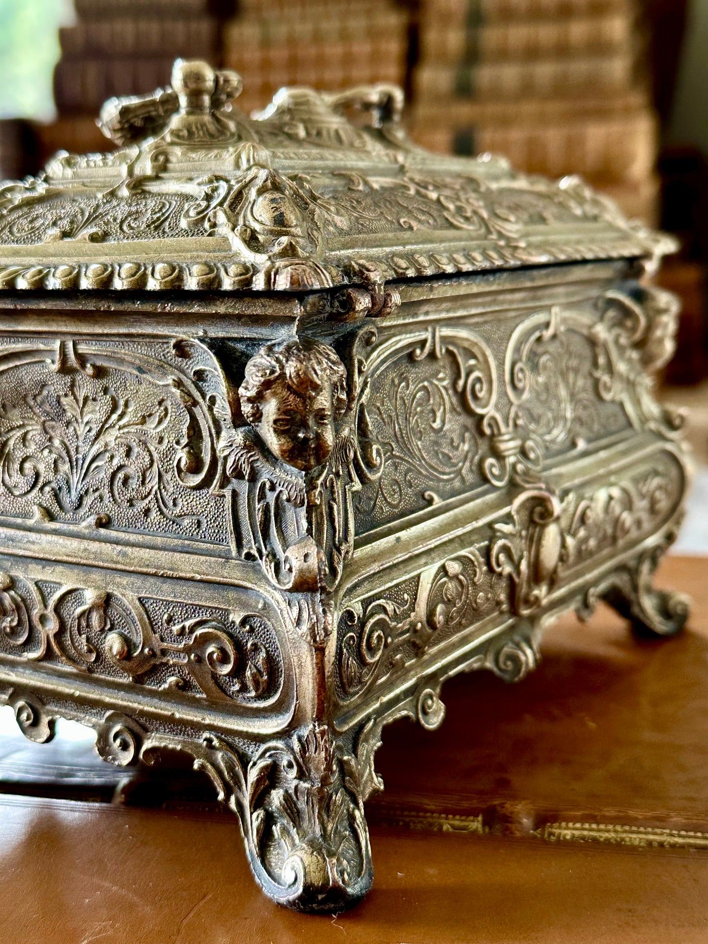 Antique 19th Century Louis XV Style Casket or Jewelry Box
