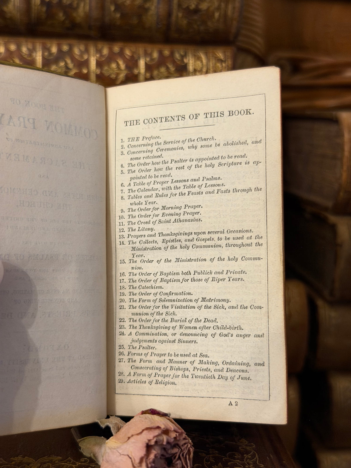 1864 Miniature Book of Common Prayer- Full Leather