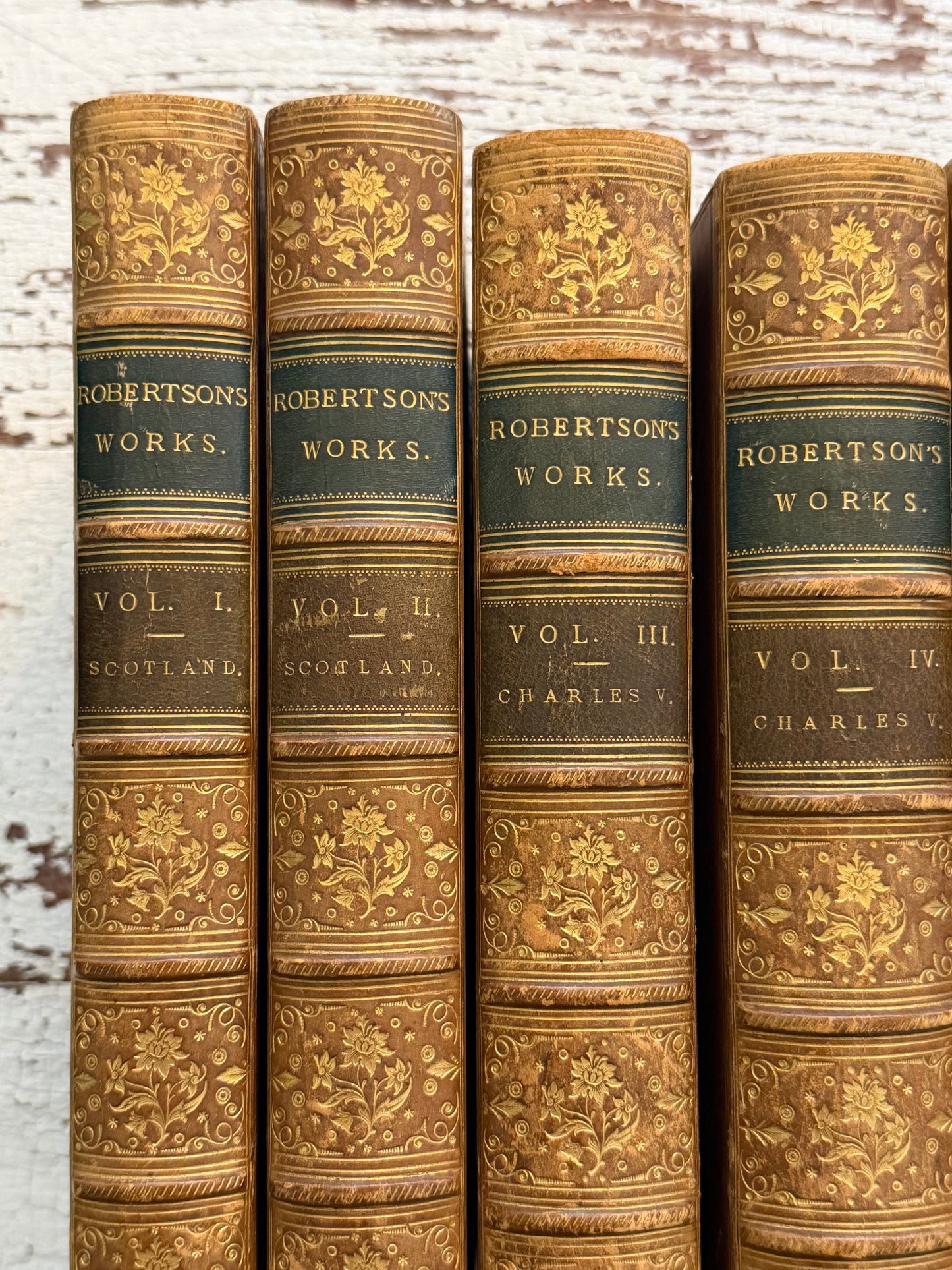 1851 The Works of William Robertson, D.D.- Complete in 6 Books