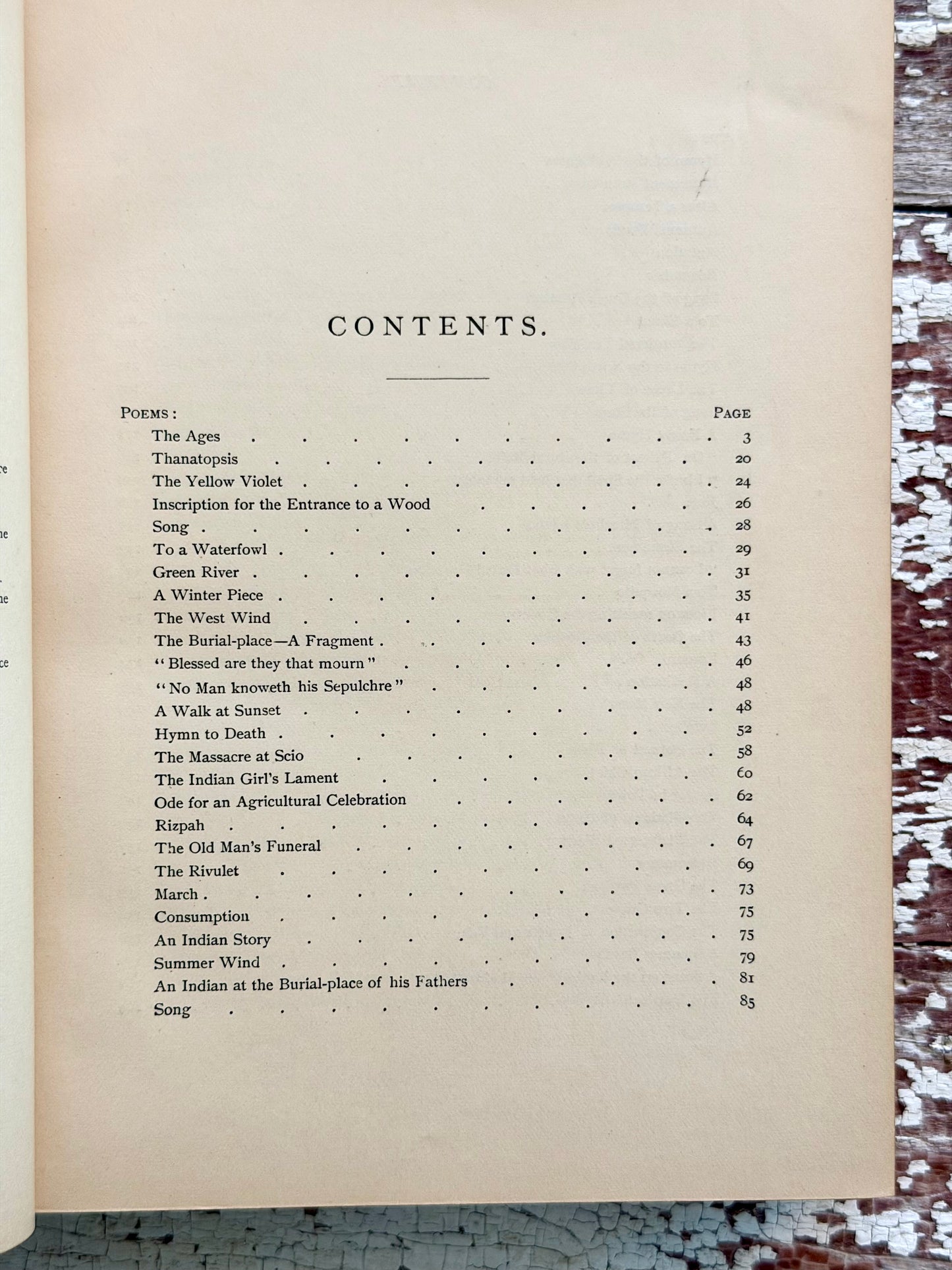 1878 The Poetical Works of William Cullen Bryant