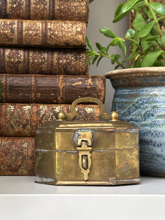 Small Brass Trinket Box