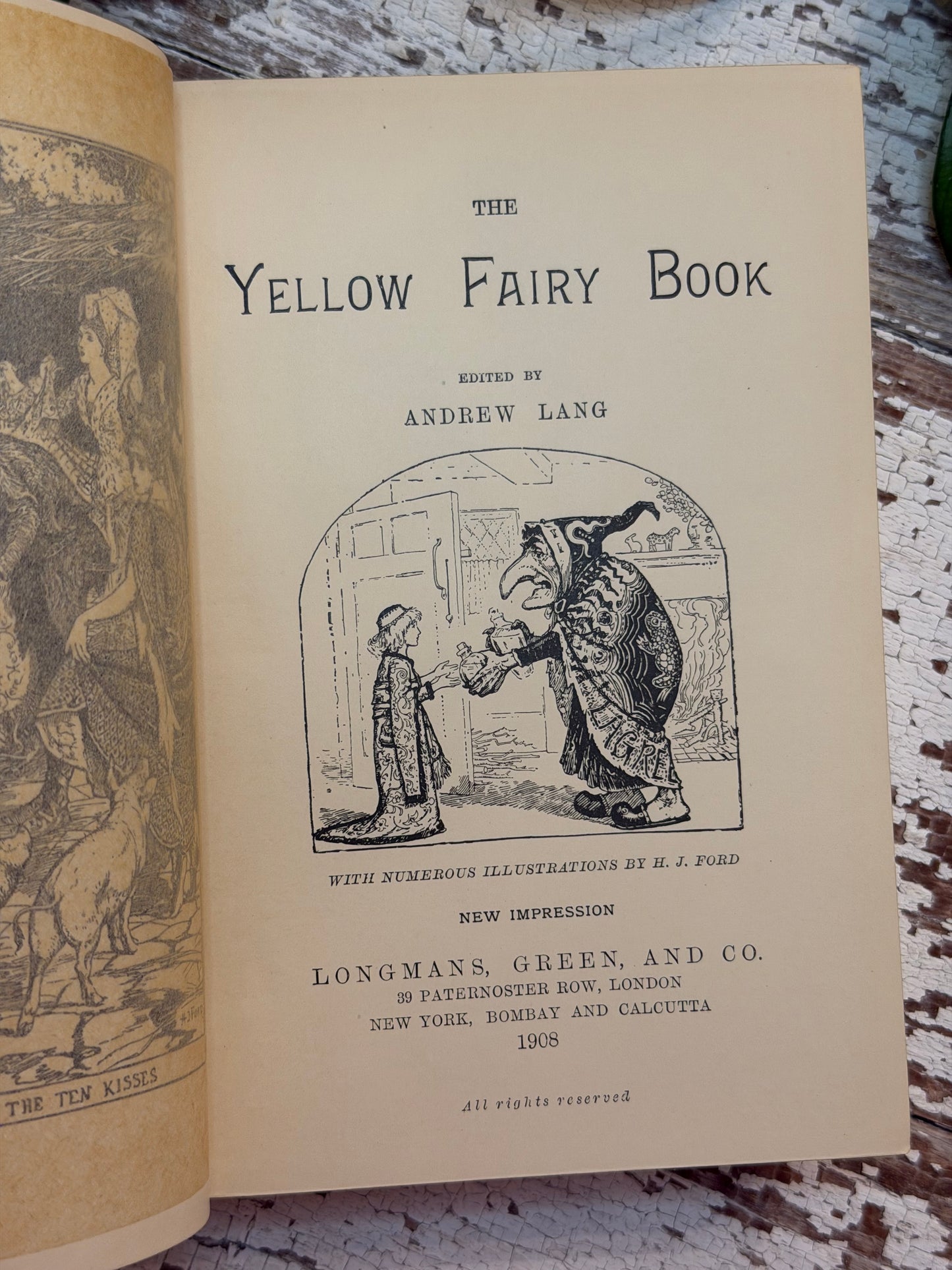 1908 The Yellow Fairy Book by Andrew Lang