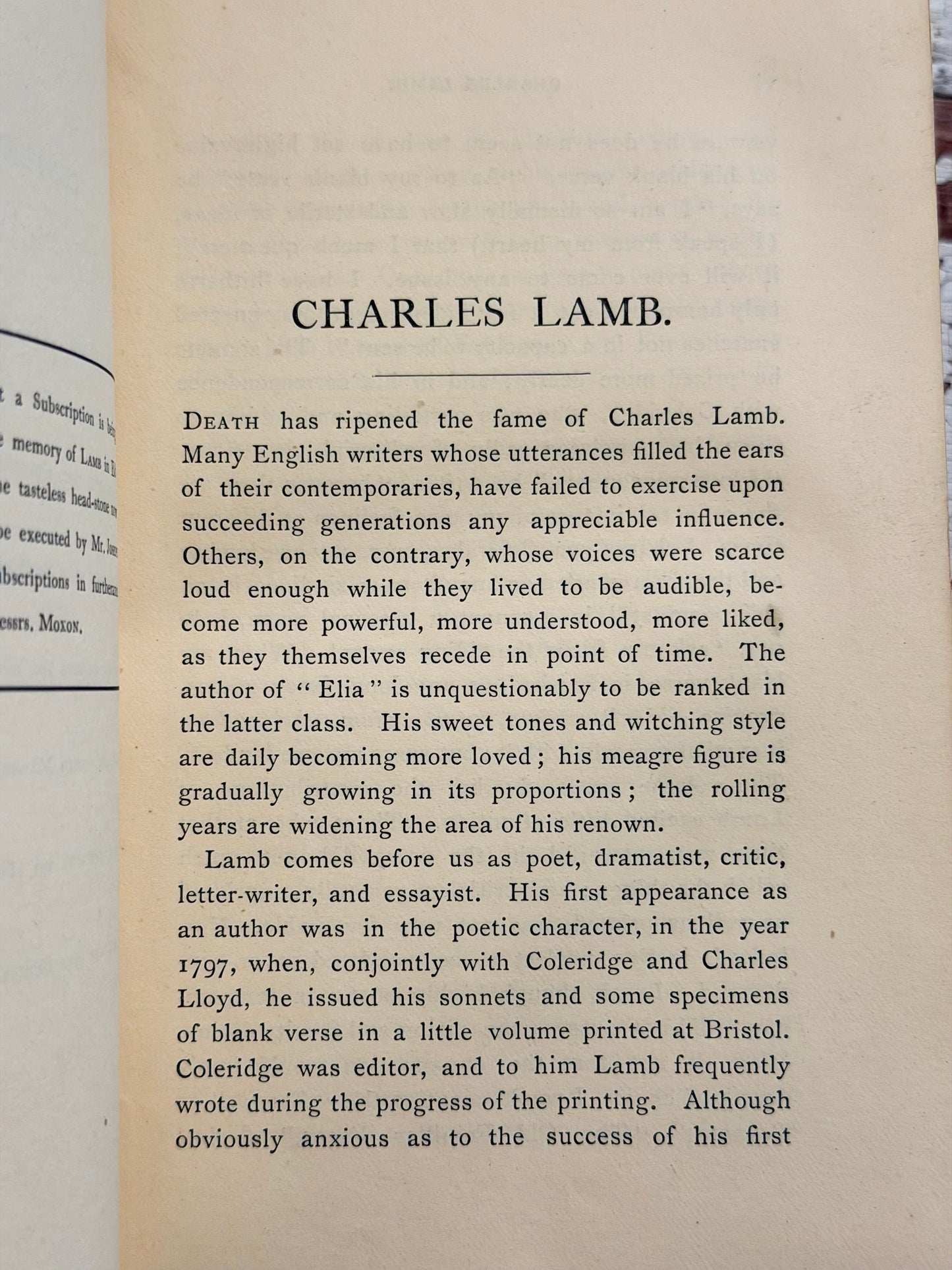 1870 The Complete Correspondence & Works of Charles Lamb (Set of 4)