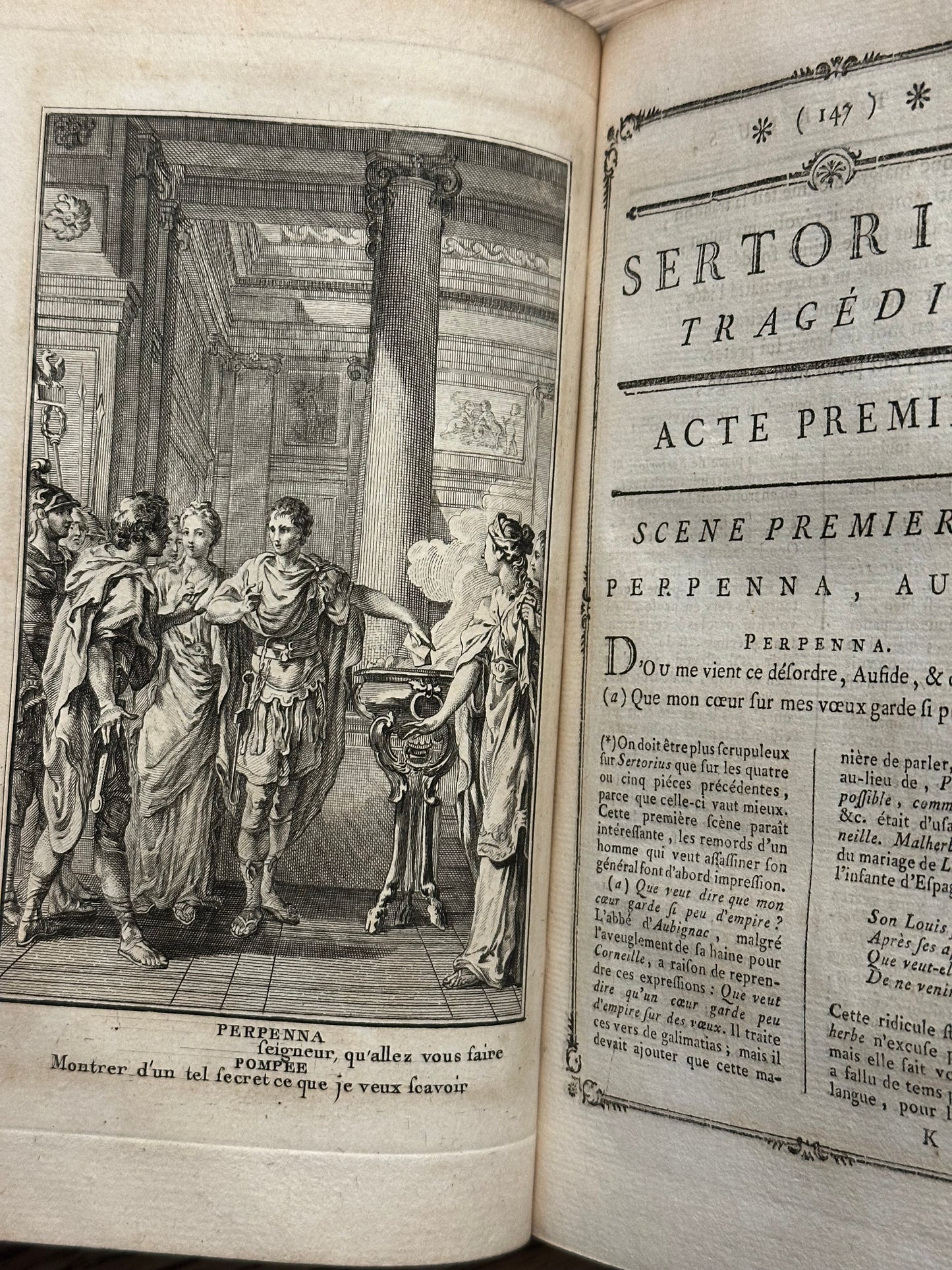 1776 Set of French Theatre Books by Pierre Corneille