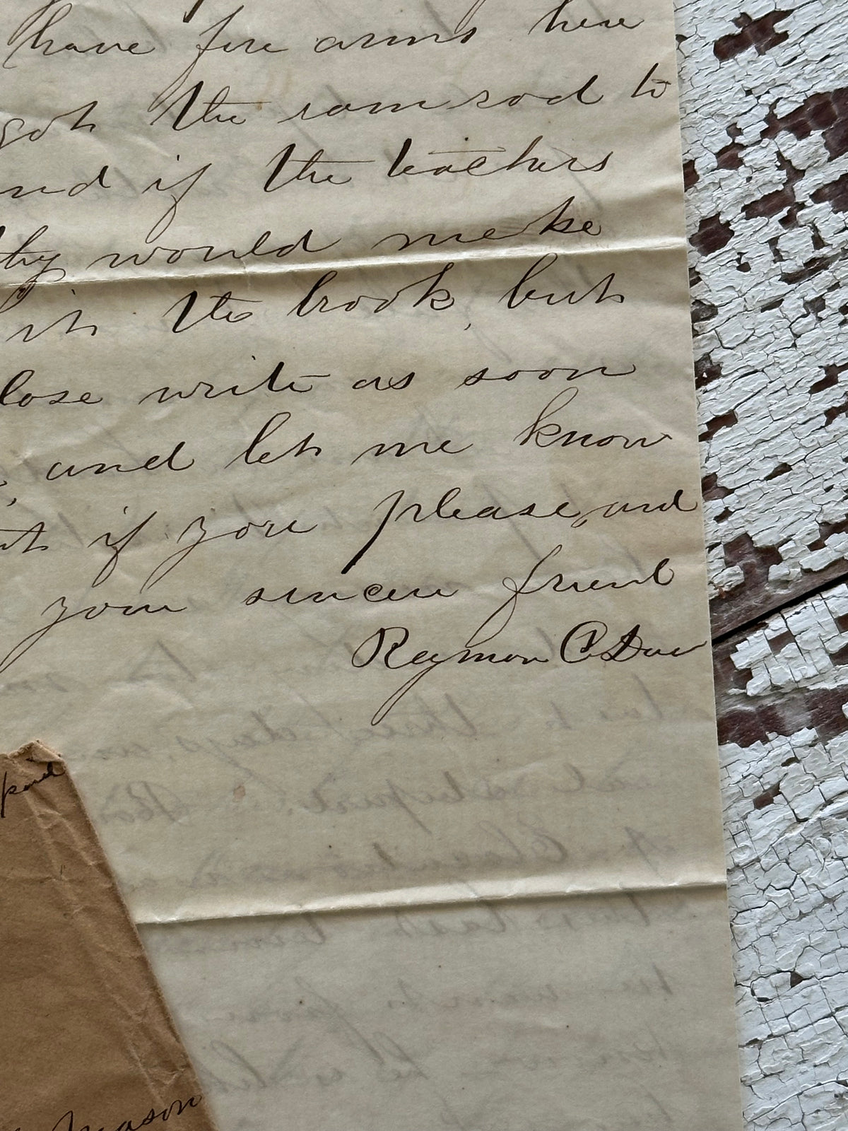 Burrow Letters 1853 Letter from a student or teacher in New Hampshire – The Budding Burrow