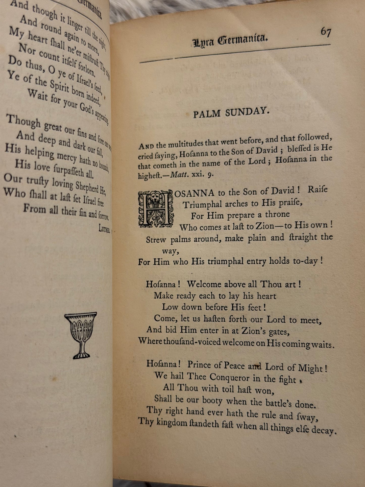 1858 Lyra Germanica: Christian Hymn Books