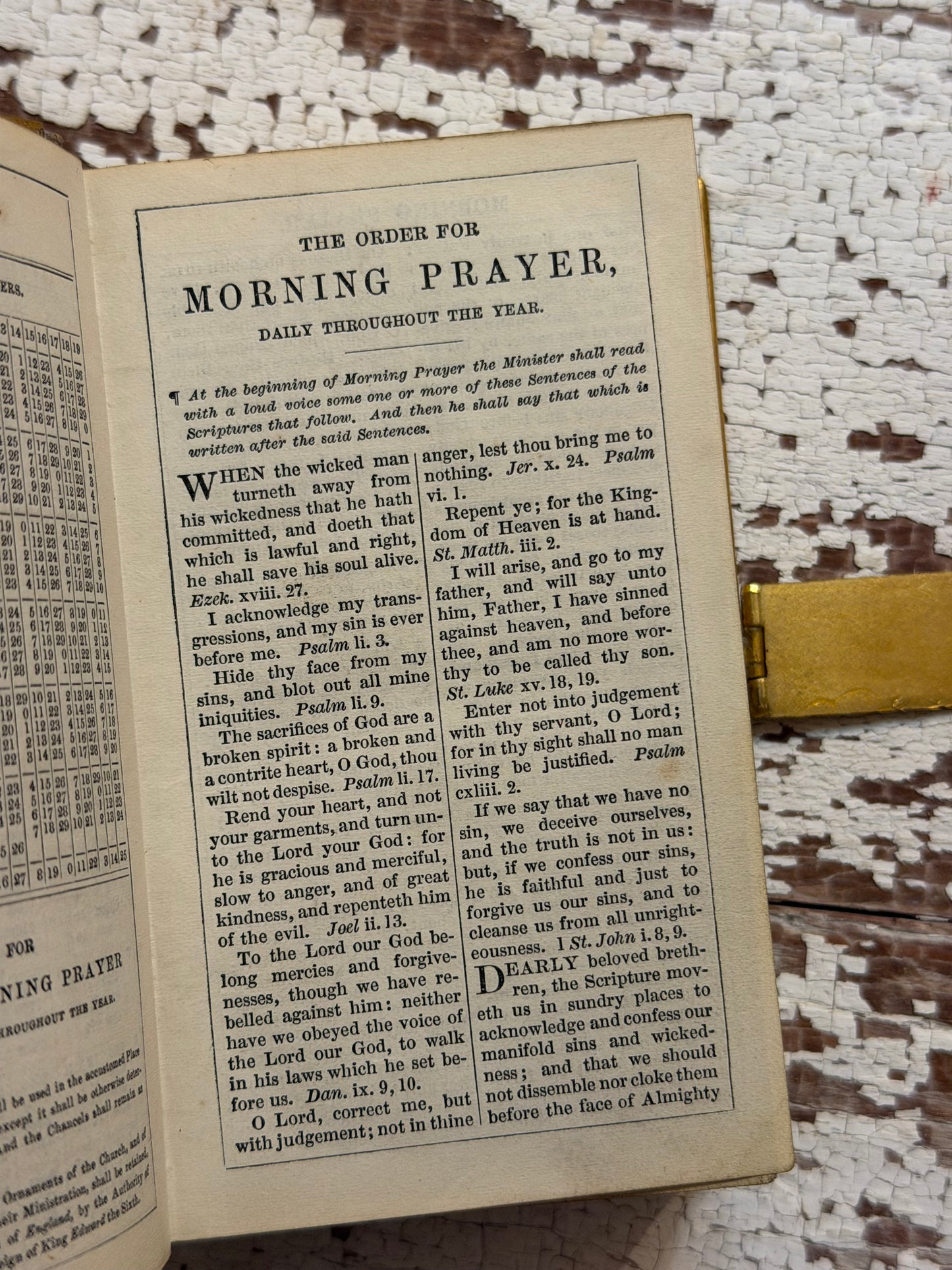 1872 Church Services Book- The Book of Common Prayer