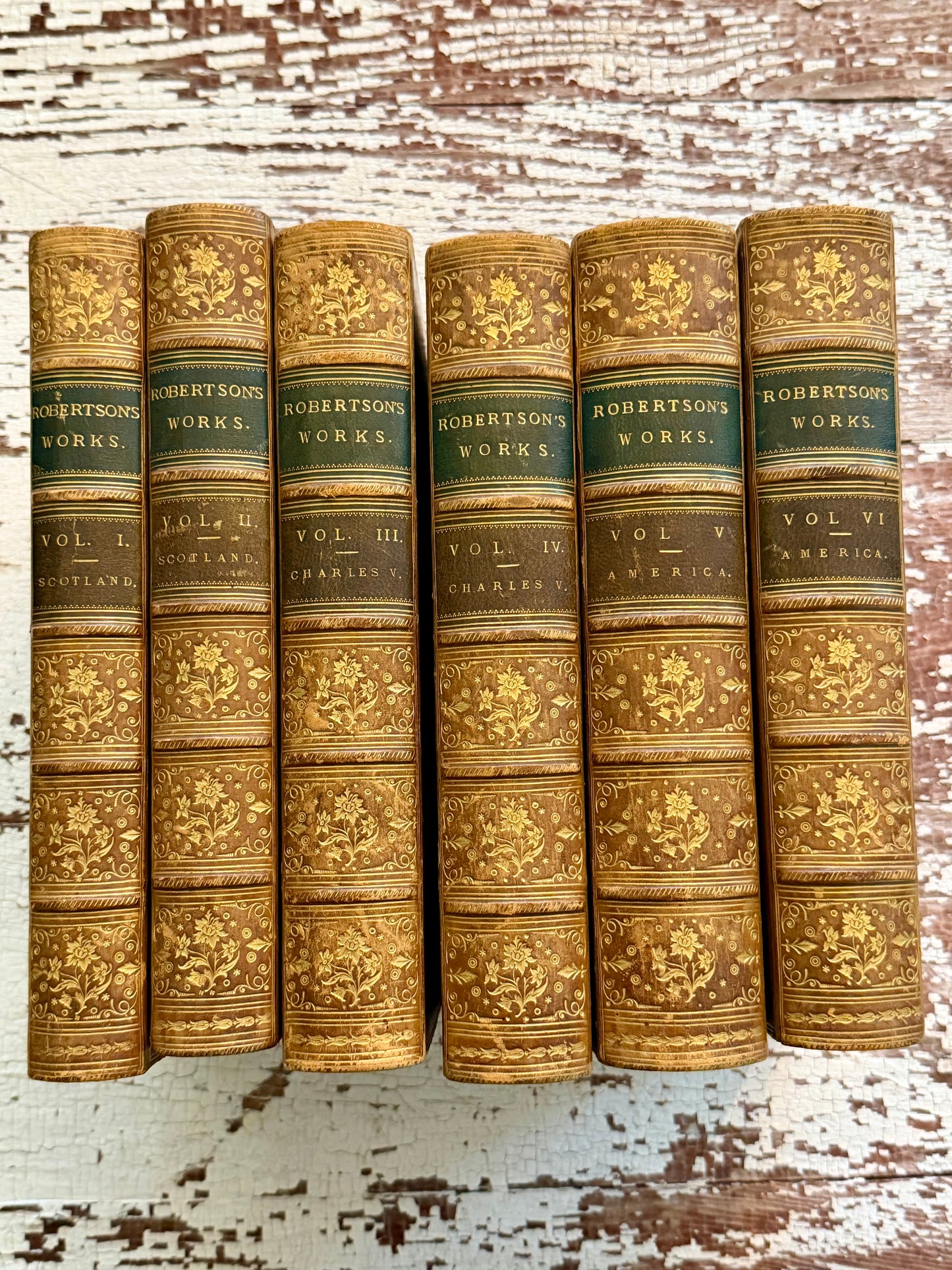1851 The Works of William Robertson, D.D.- Complete in 6 Books