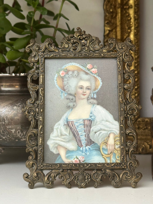 Miniature Brass Italian Frame