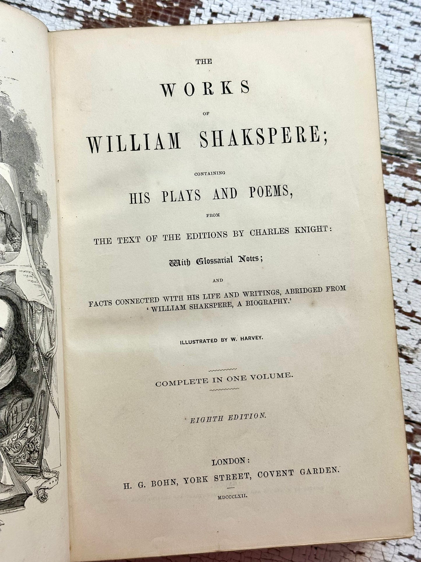 Rare• 1862 The Complete Works of William Shakspere; Plays & Poems