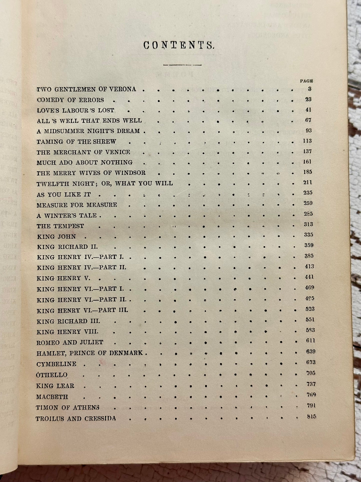 Rare• 1862 The Complete Works of William Shakspere; Plays & Poems