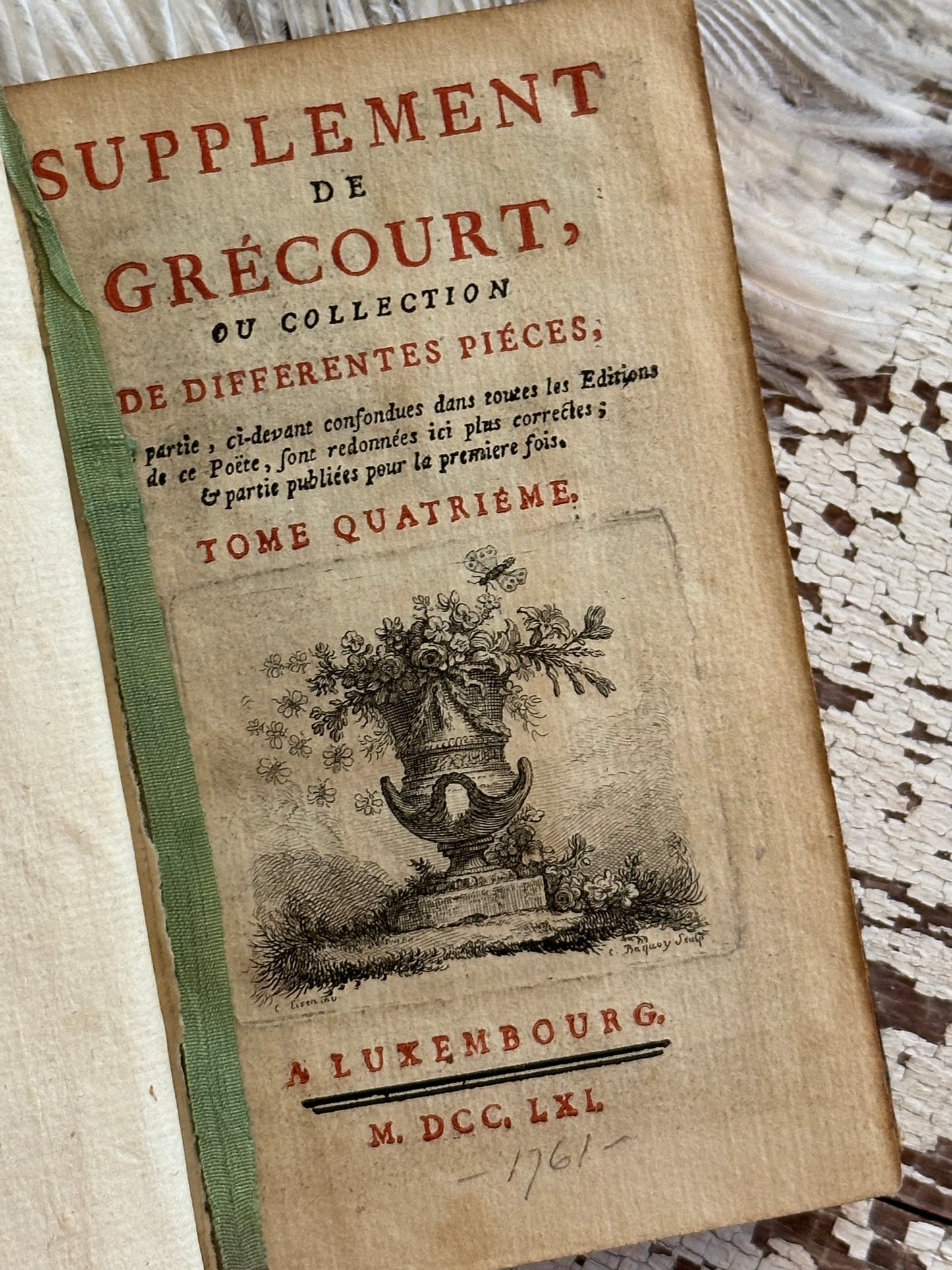 1761 Miscellaneous Works of Grecourt
