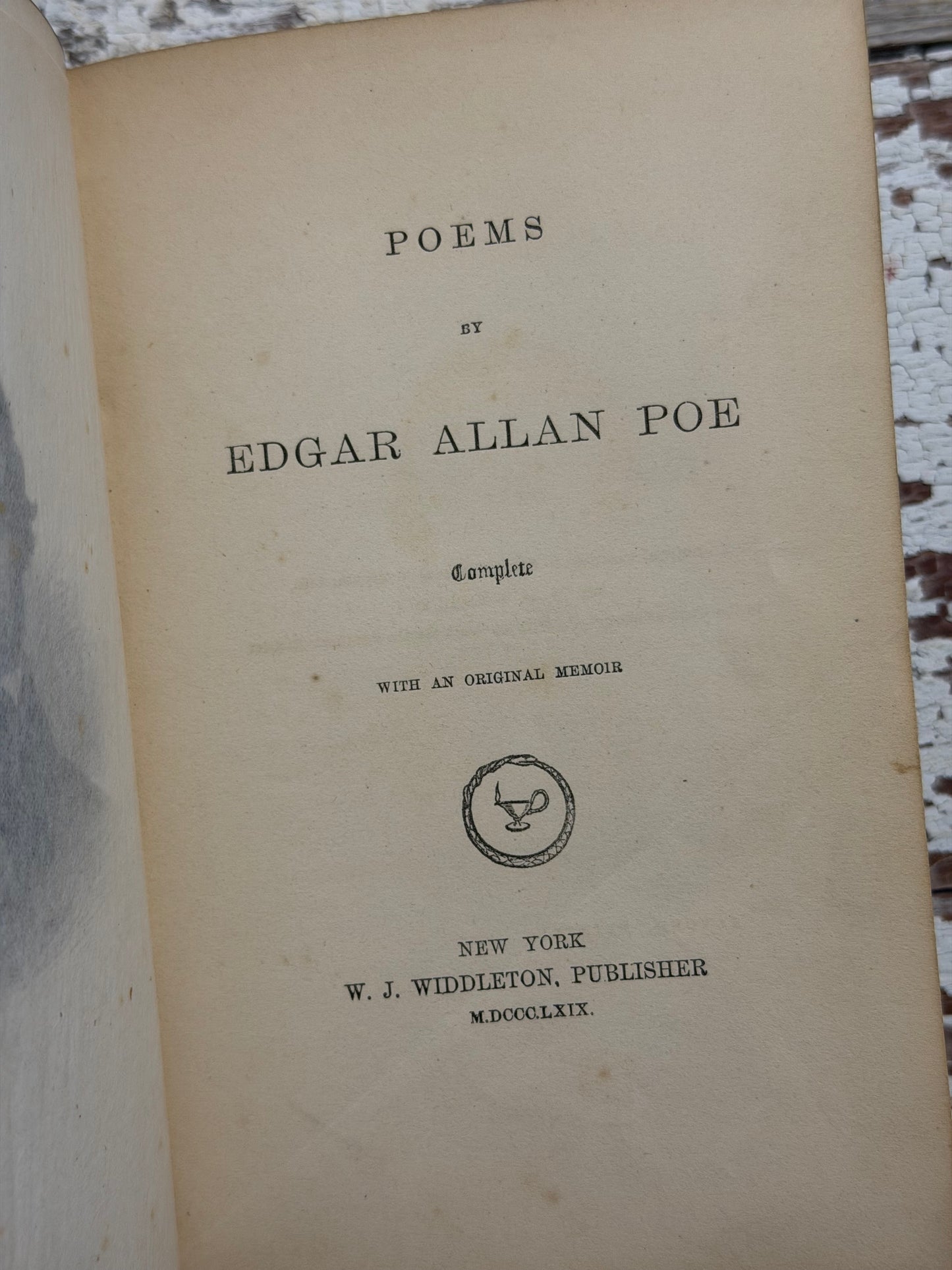 1869 Poems of Edgar Allan Poe