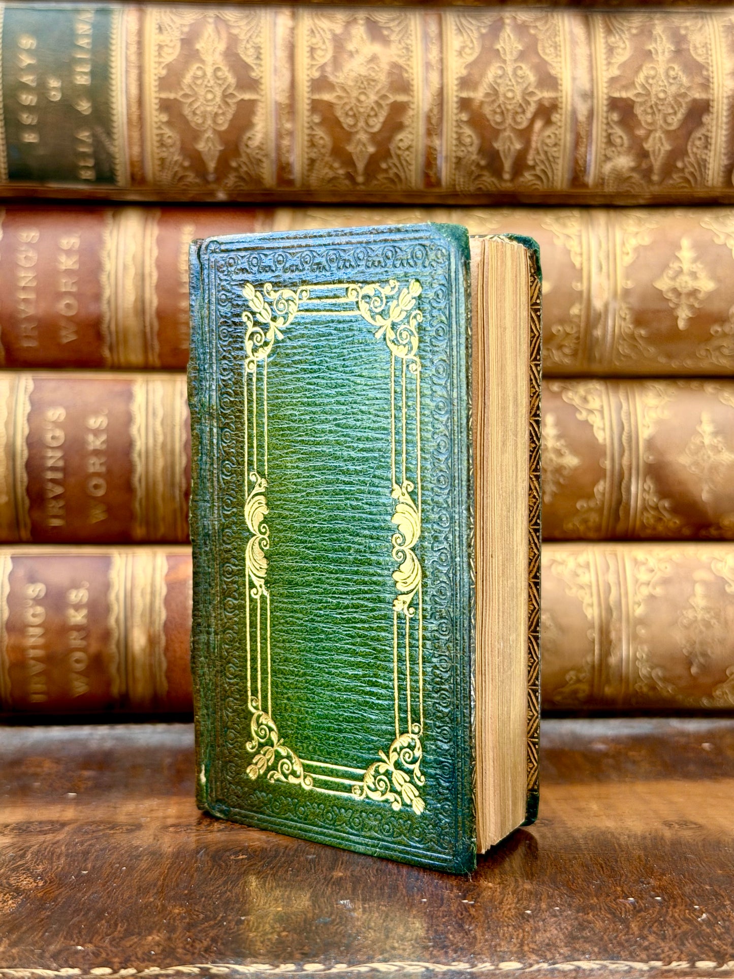 1823 Miniature Publius Terentius Afer Book- Fine Binding