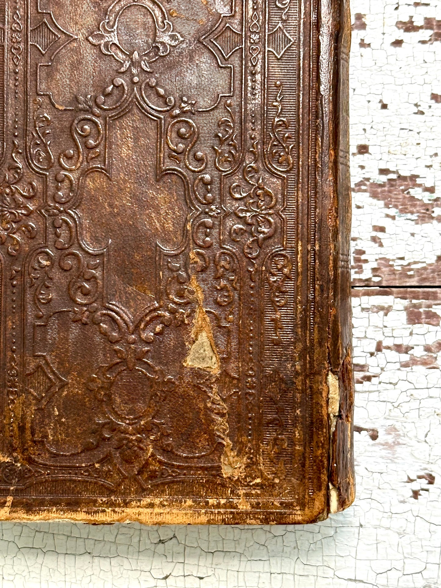 Rare 1861 Leather First Edition Holy Bible