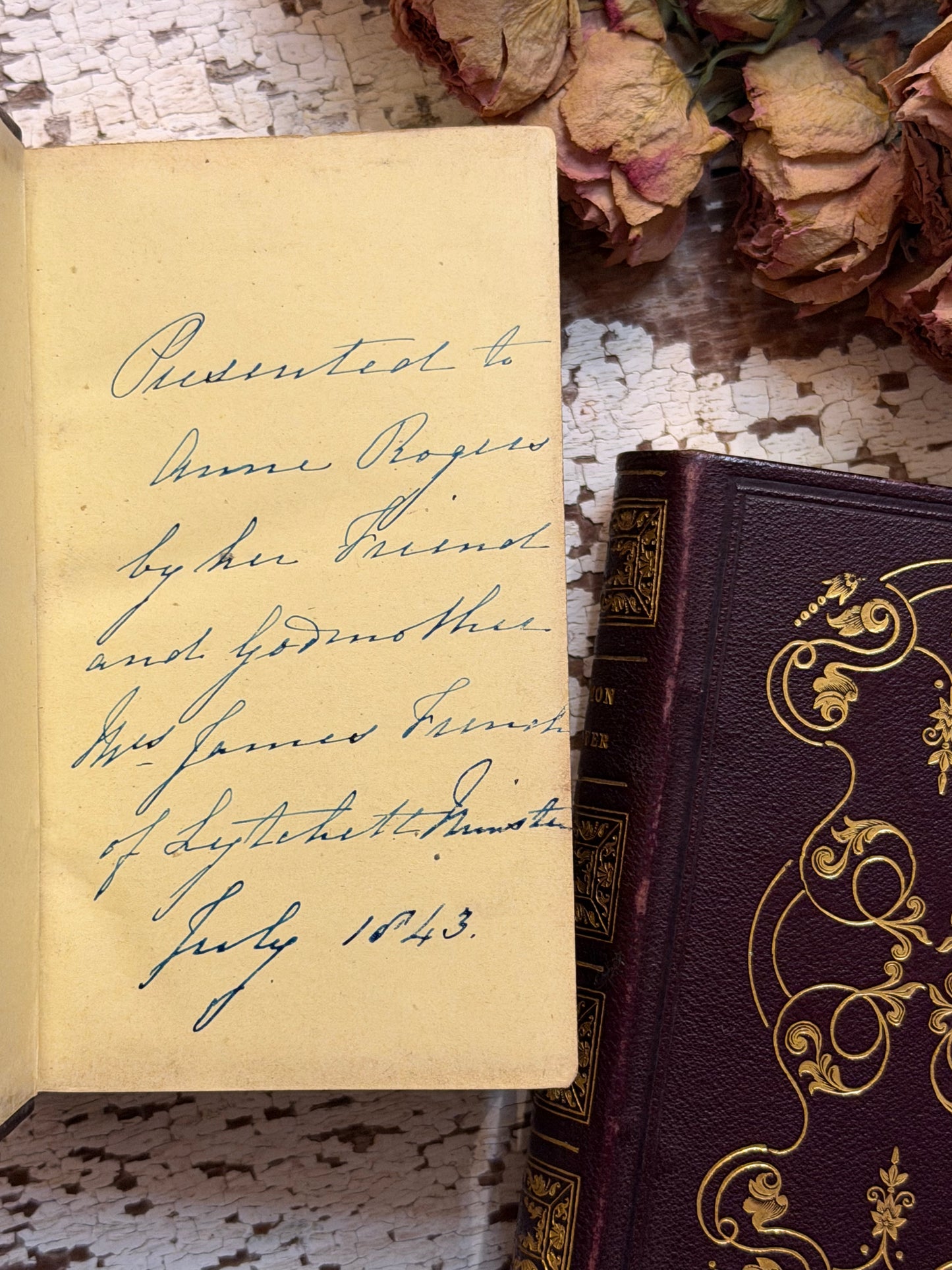1843 The Book of Common Prayer & Proper Lessons Set with Leather Box