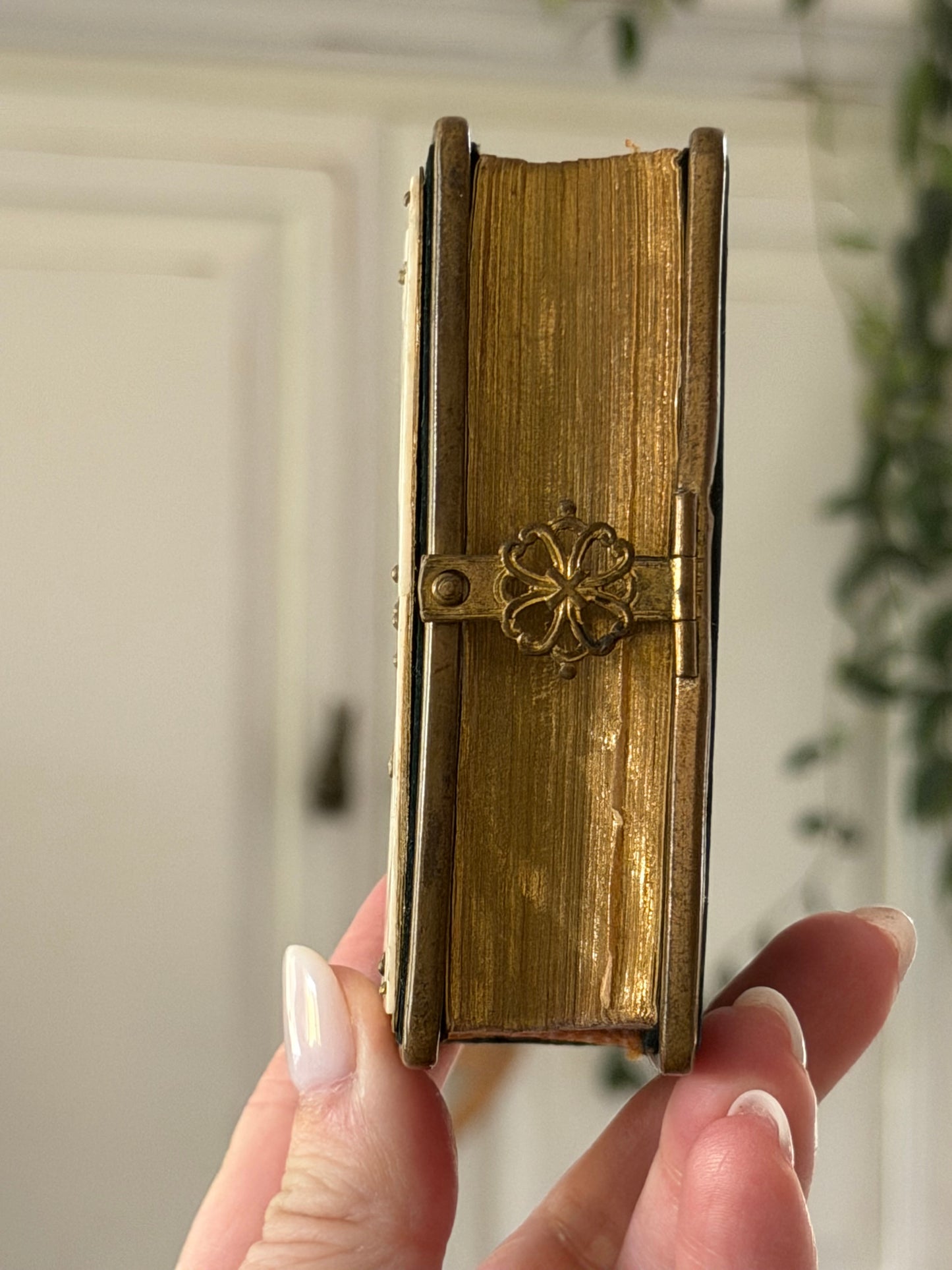 1888 Miniature Swedish Psalm Book with Clasp