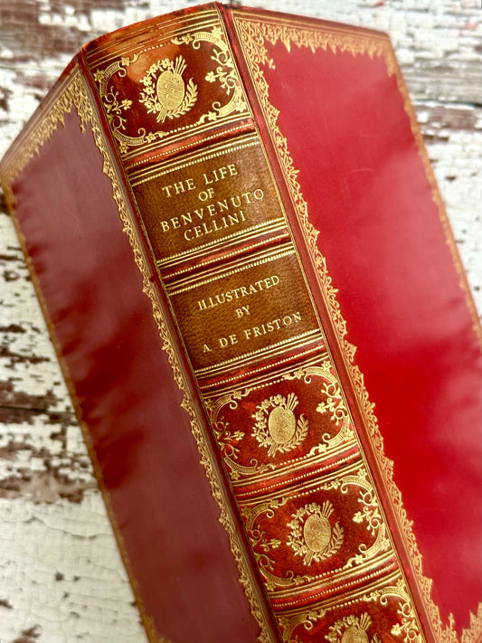 1926 The Life of Benvenuto Cellini- A Florentine Artist (Rivière Binding)