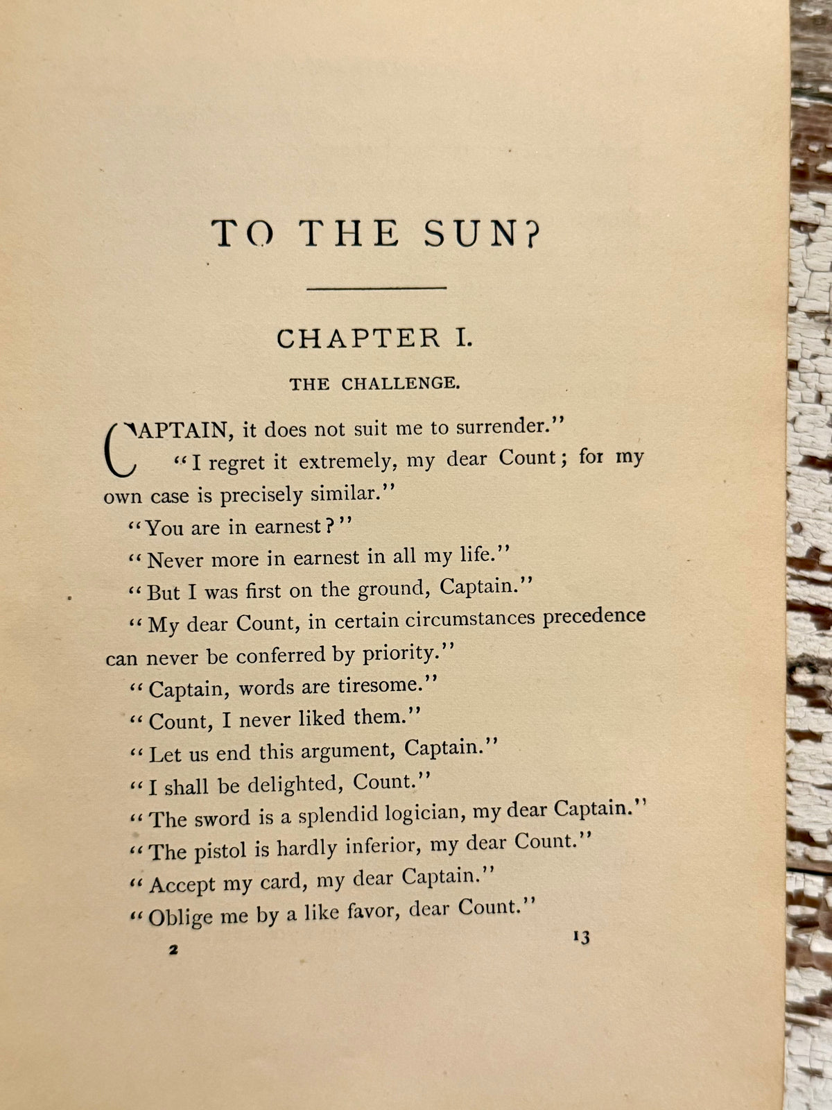 1895 To The Sun? A Journey Through Planetary Space by Jules Verne