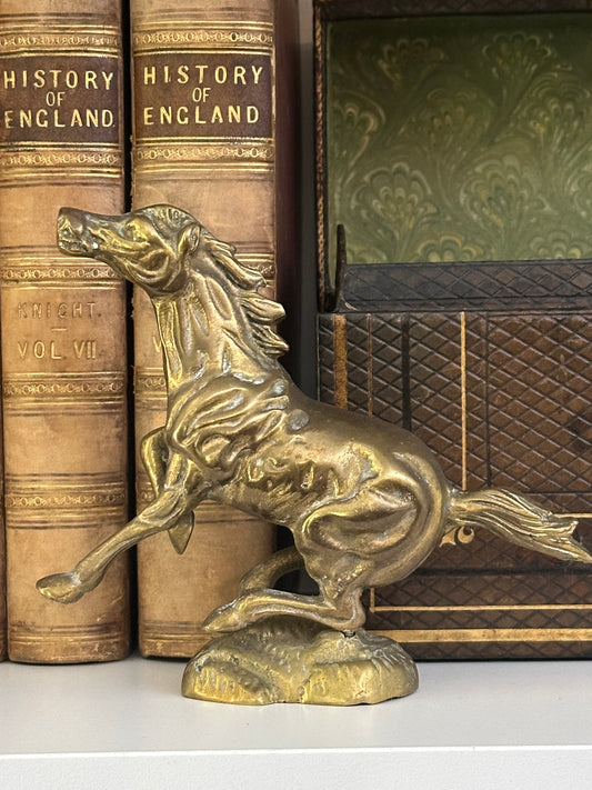 Solid Brass Horse Statue
