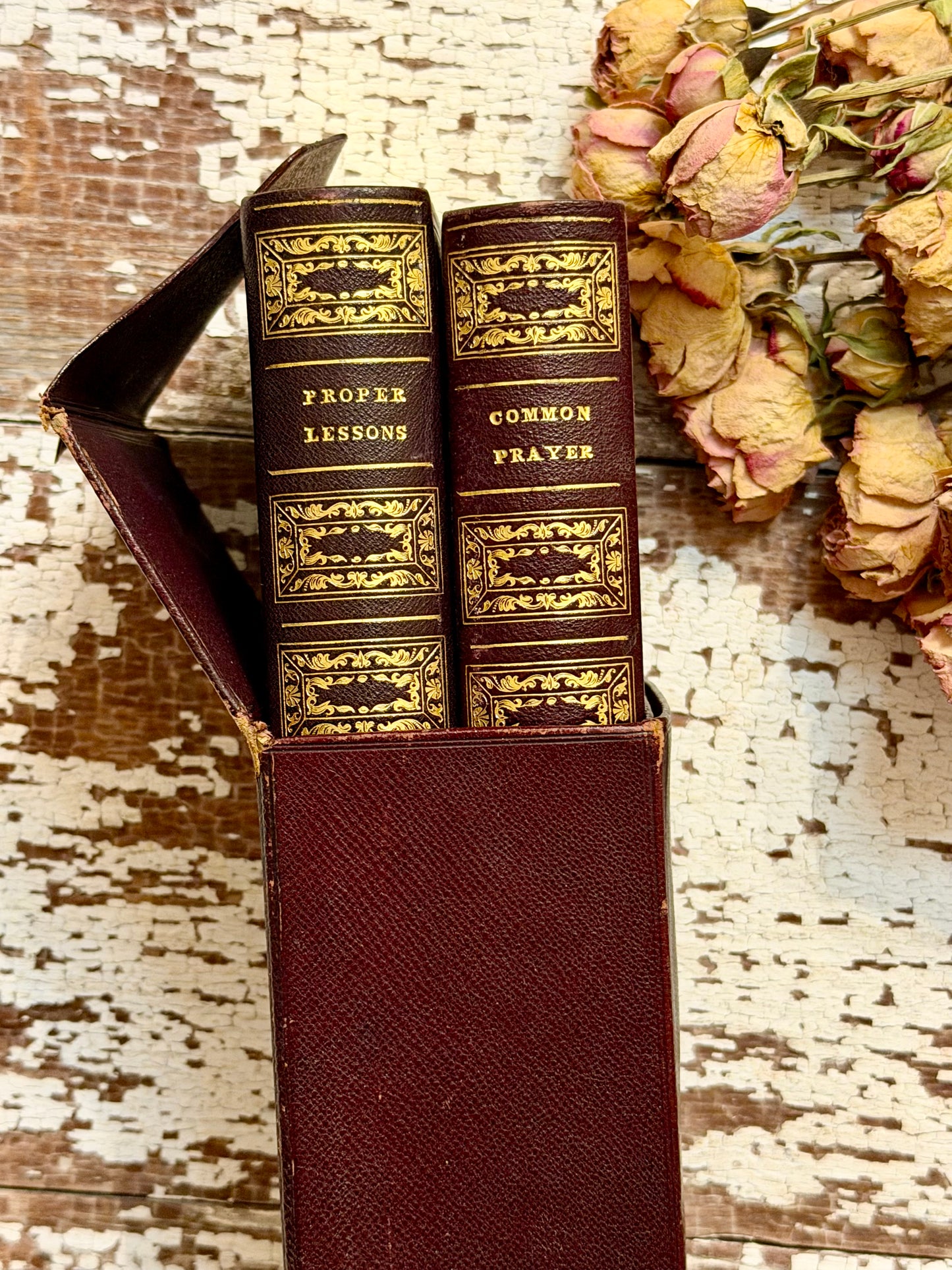 1843 The Book of Common Prayer & Proper Lessons Set with Leather Box
