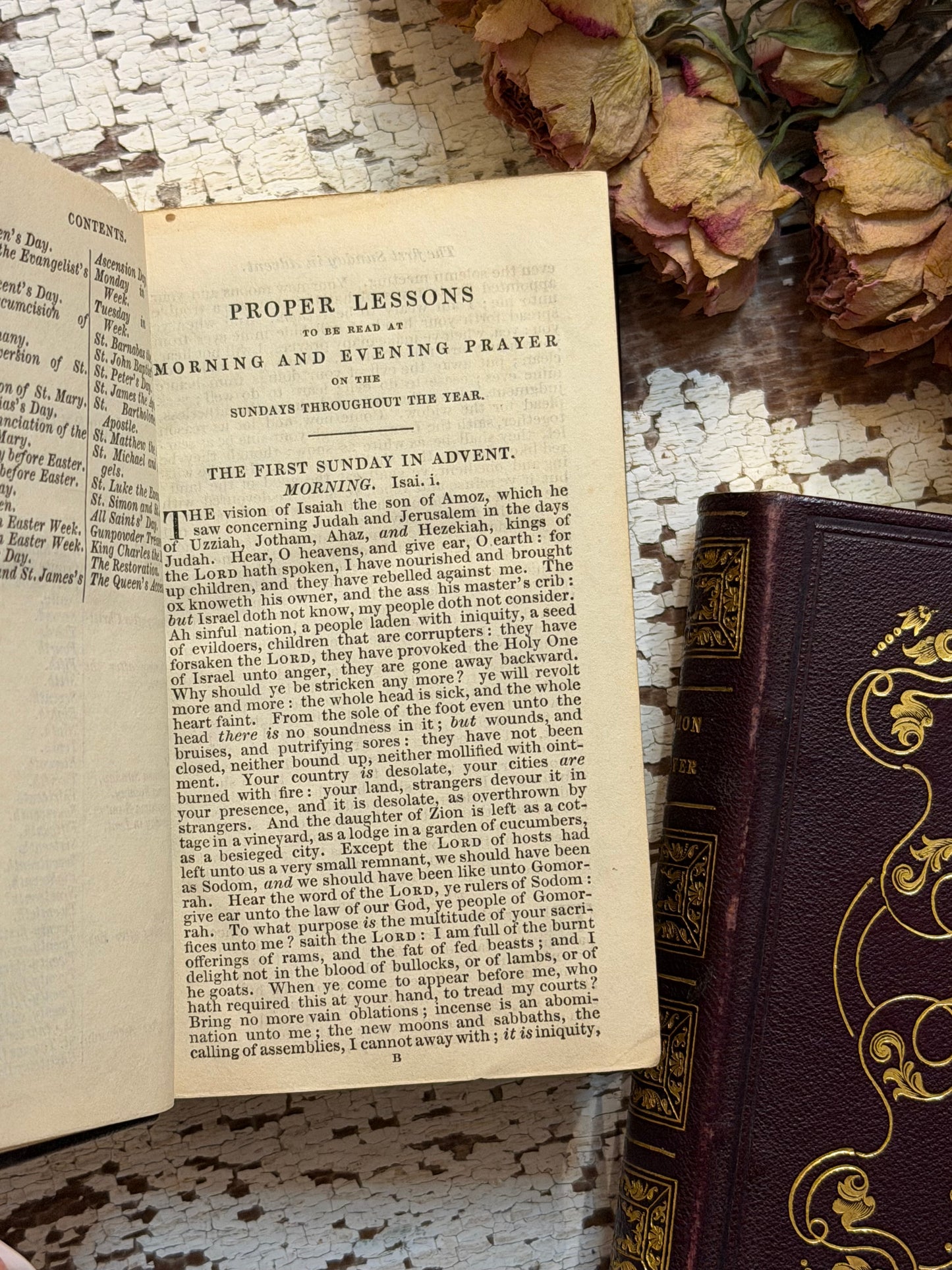 1843 The Book of Common Prayer & Proper Lessons Set with Leather Box